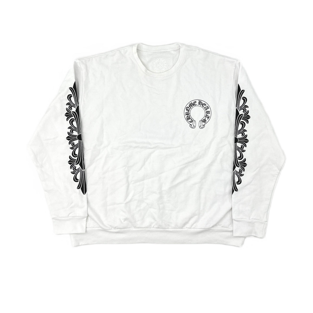Chrome Hearts Horseshoe-Logo Crew-Neck Sweatshirt