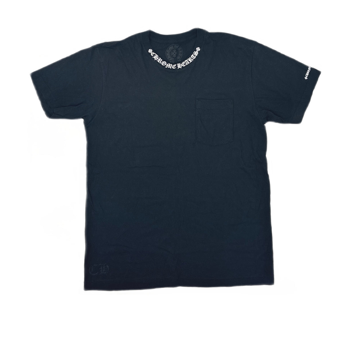 Chrome Hearts neck-logo T-shirt