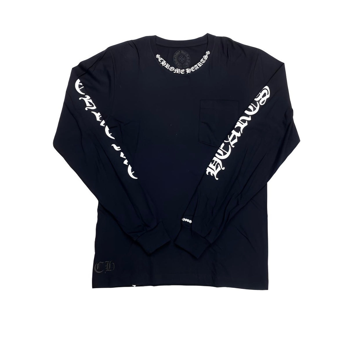 Chrome Hearts Neck Logo Long-Sleeve T-Shirt
