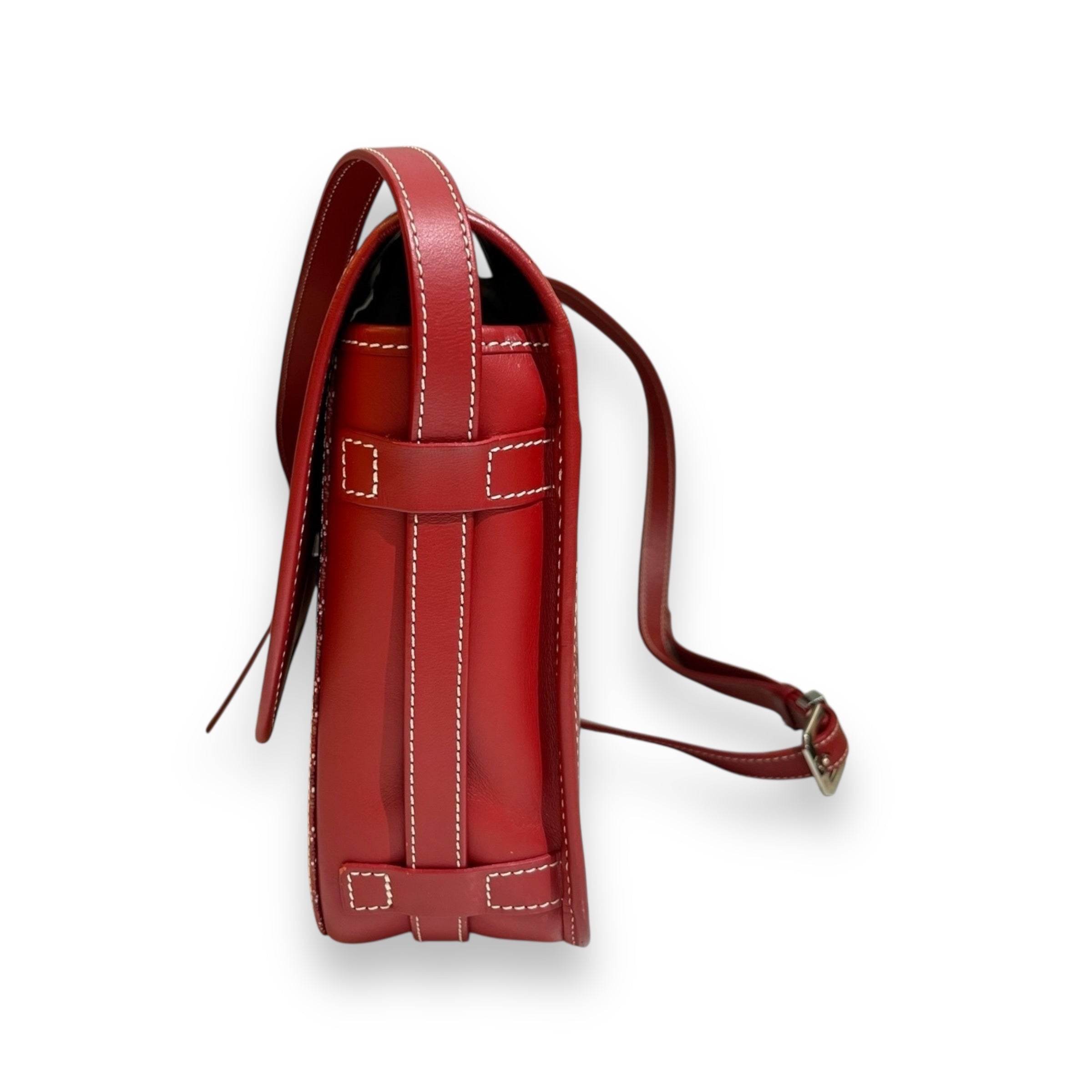Goyard Red MM Belvedere messenger Bag