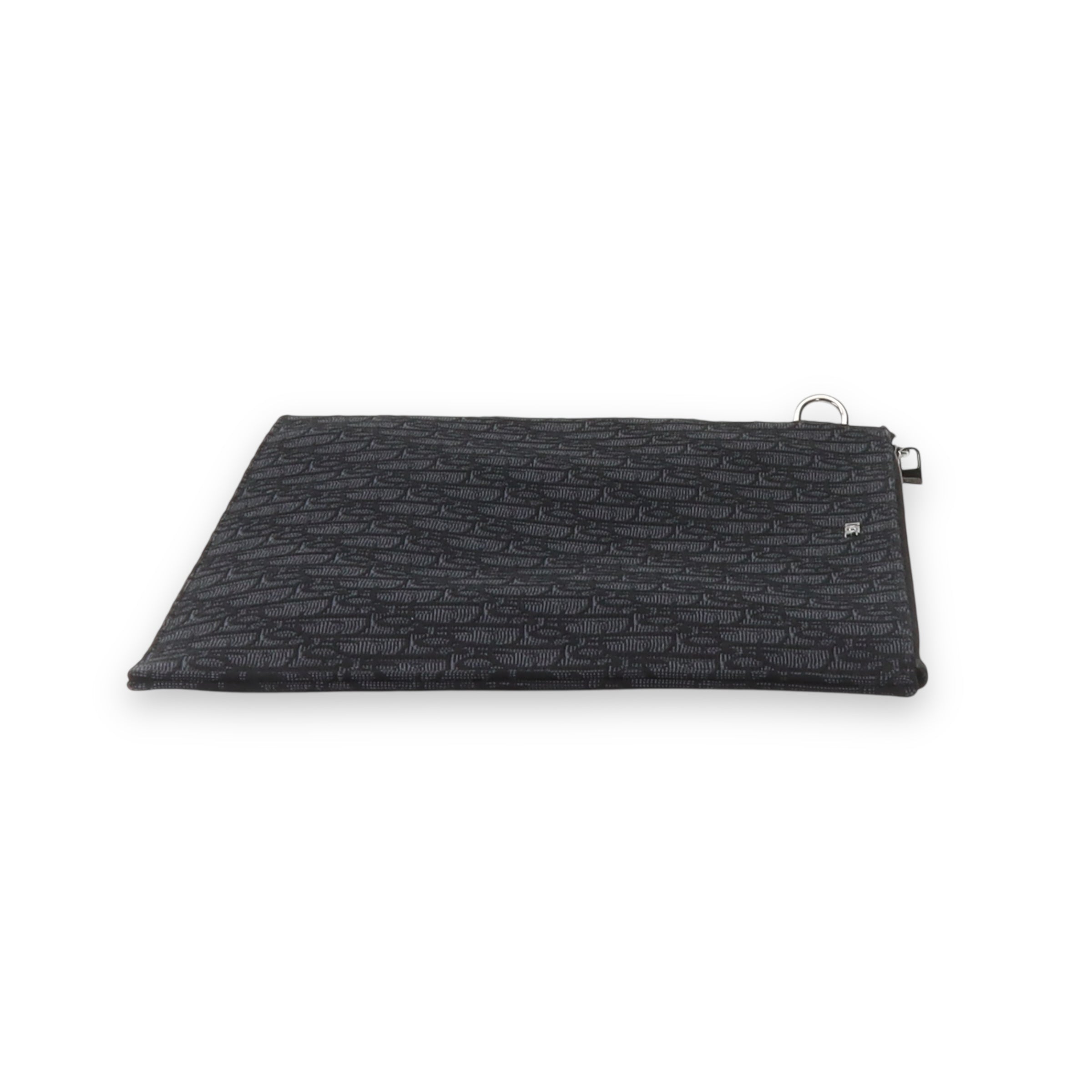 Dior black Oblique A4 Pouch
