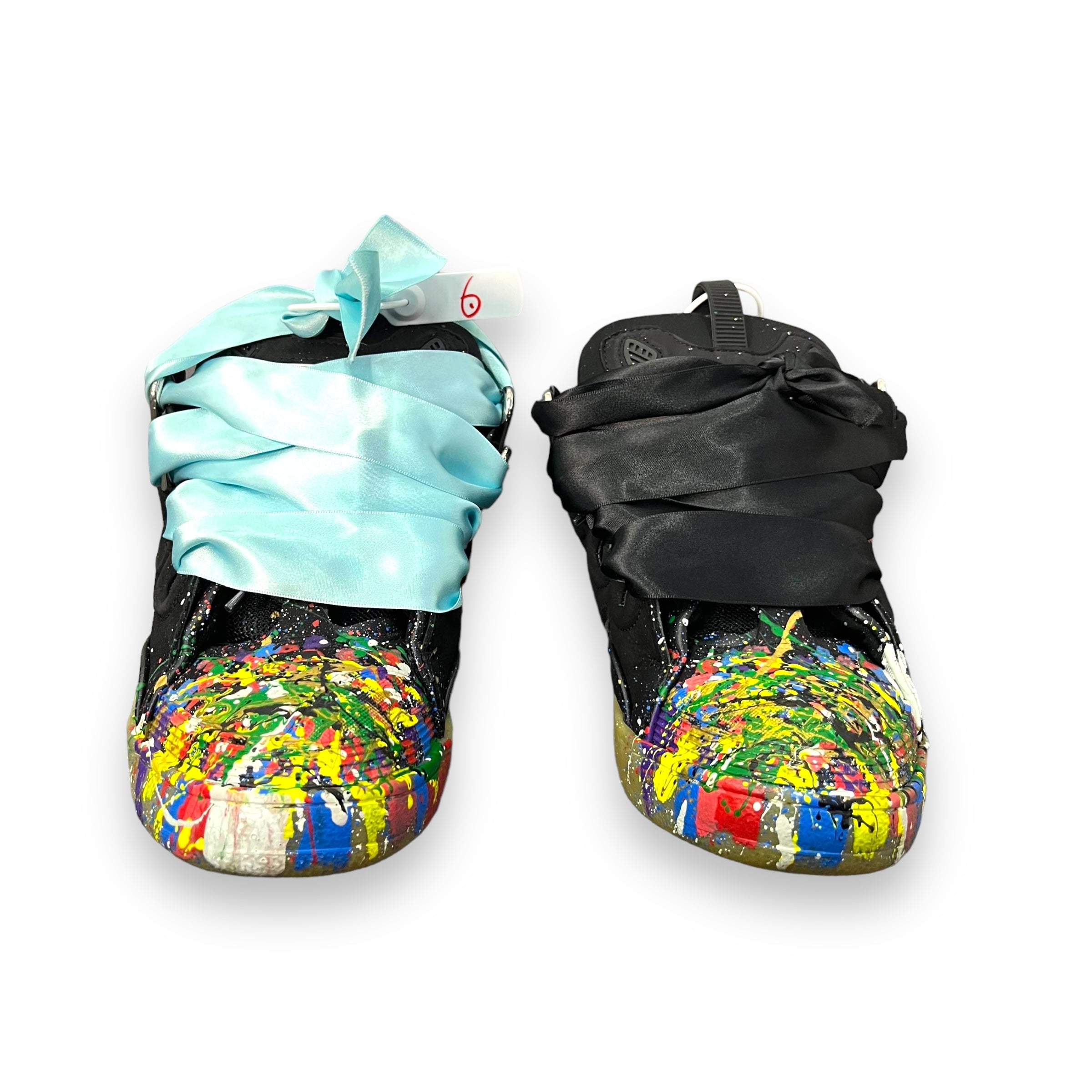 Gallery Dept. x Lanvin Curb Paint Drip Black Sneakers