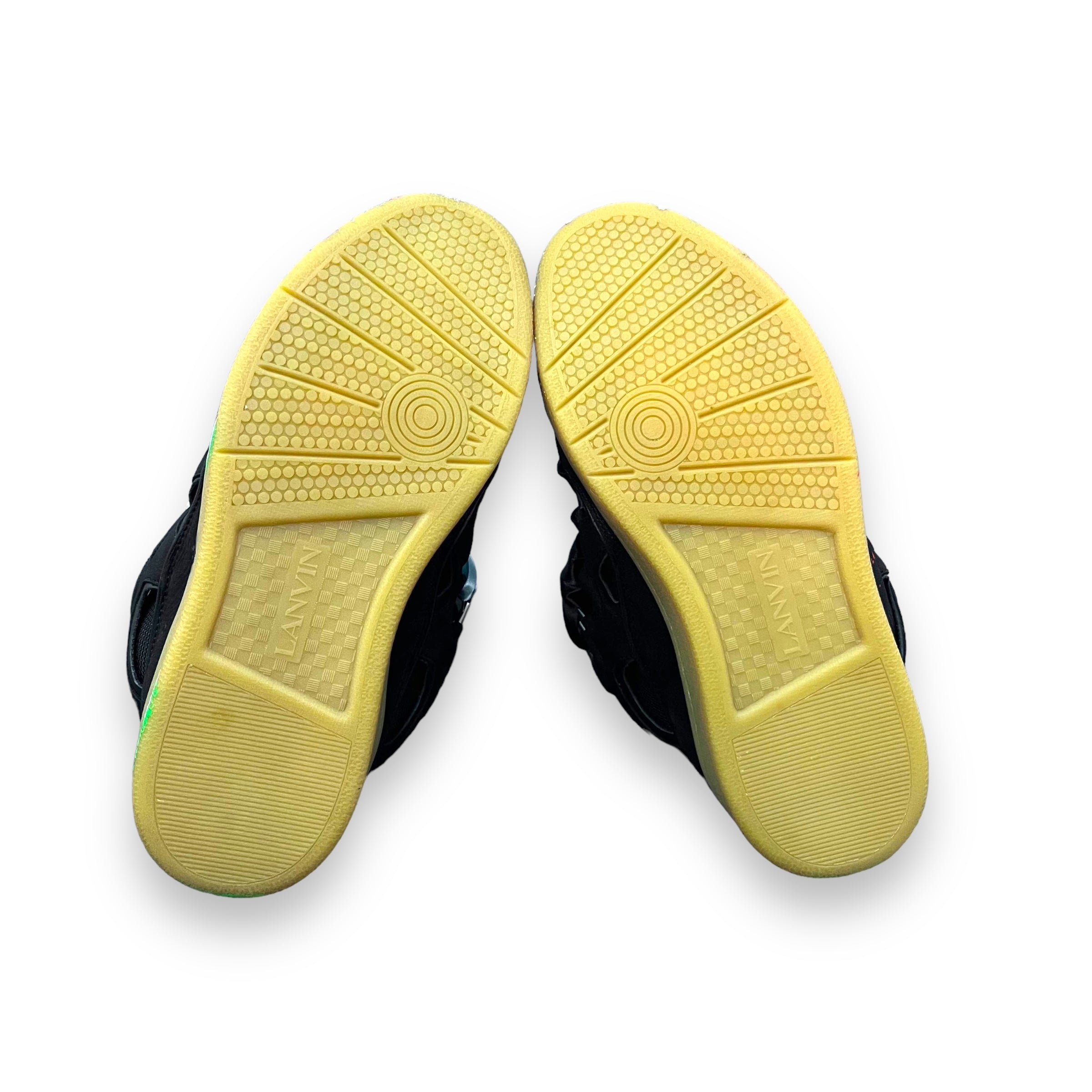 Gallery Dept. x Lanvin Curb Paint Drip Black Sneakers