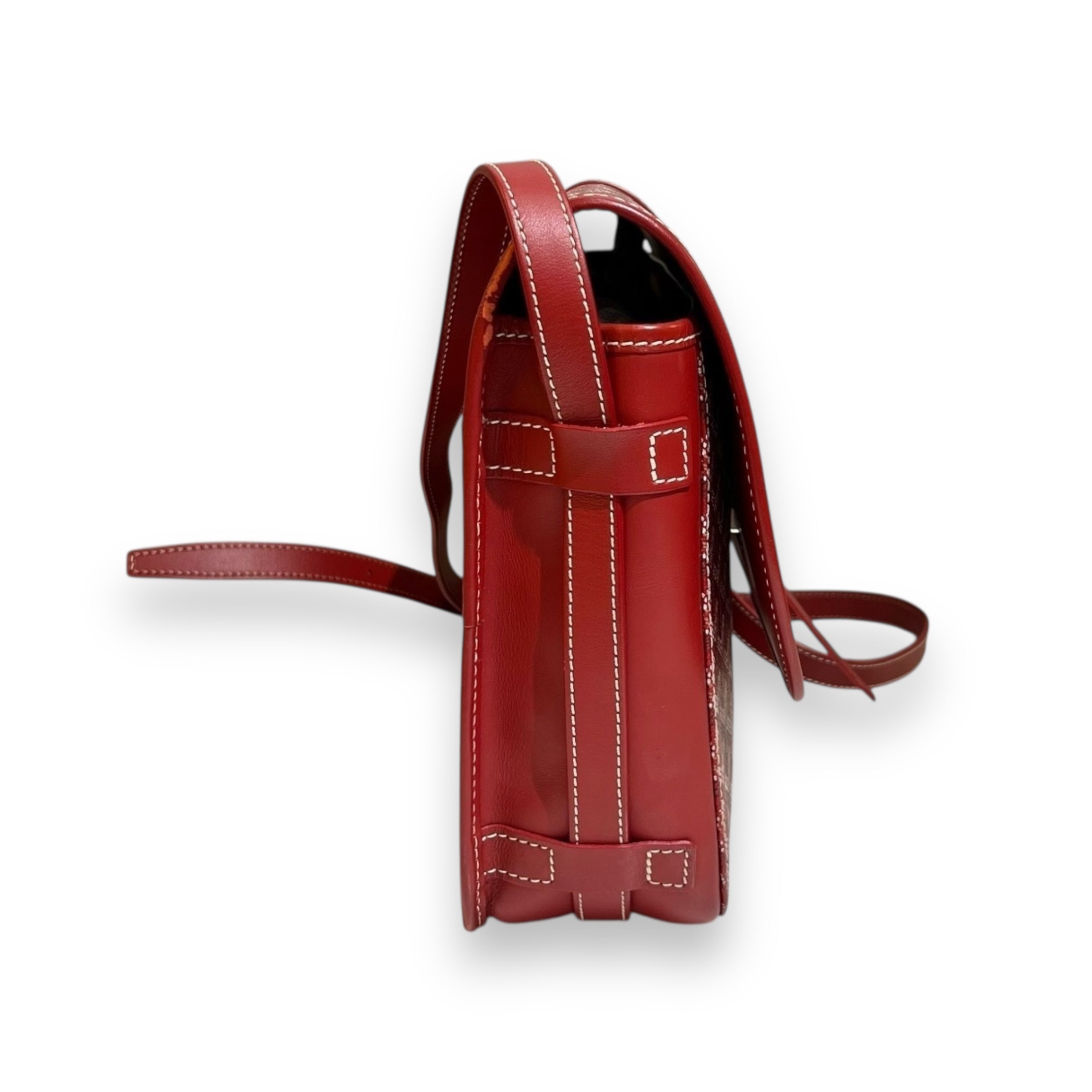 Goyard Red MM Belvedere messenger Bag
