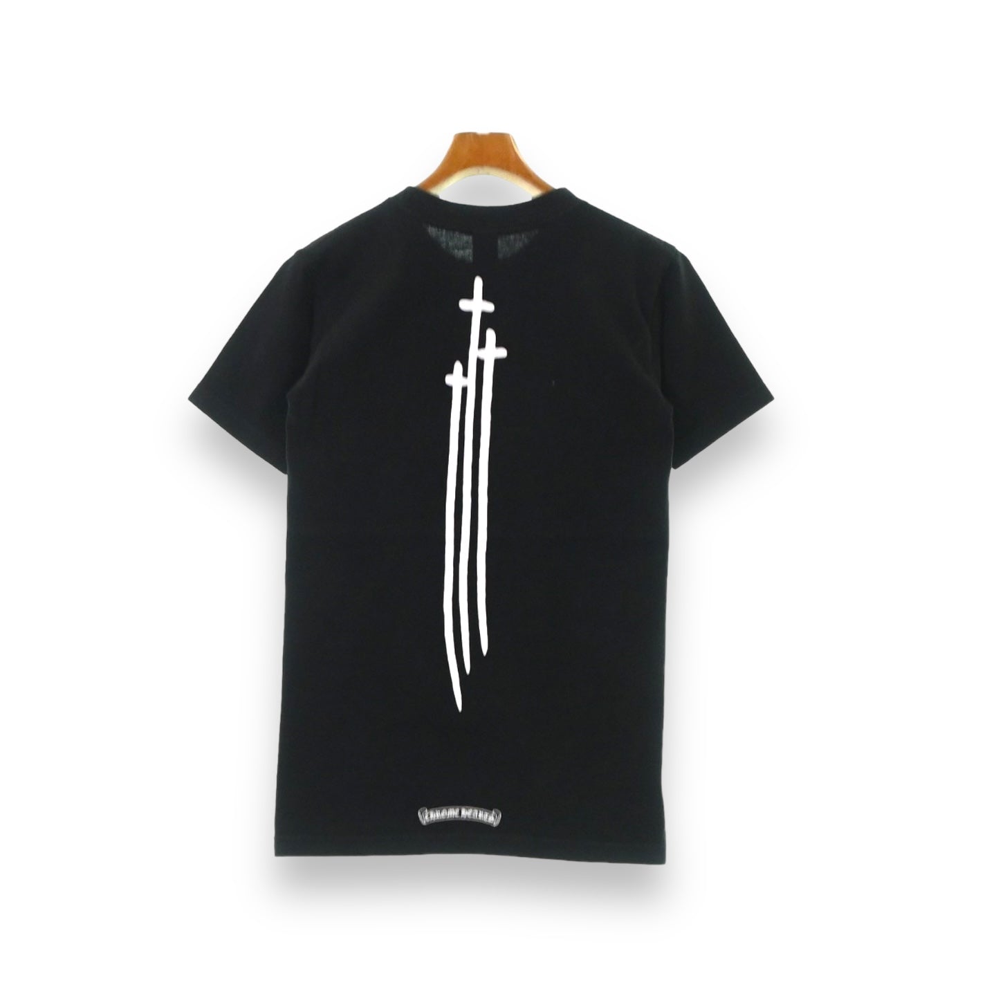 Chrome Hearts Black Vertical Logo T-shirt