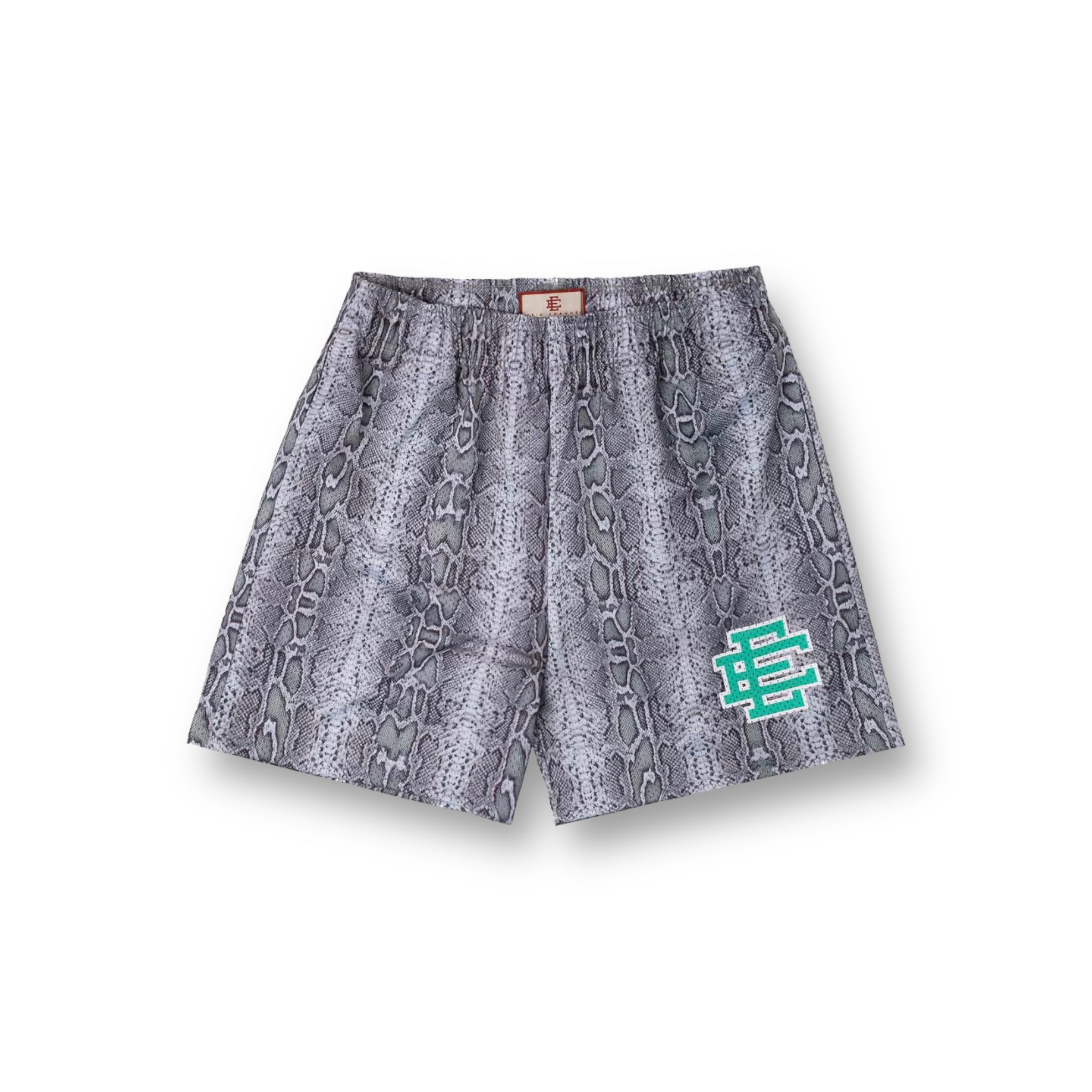 Eric Emanuel Snakeskin/Teal Shorts