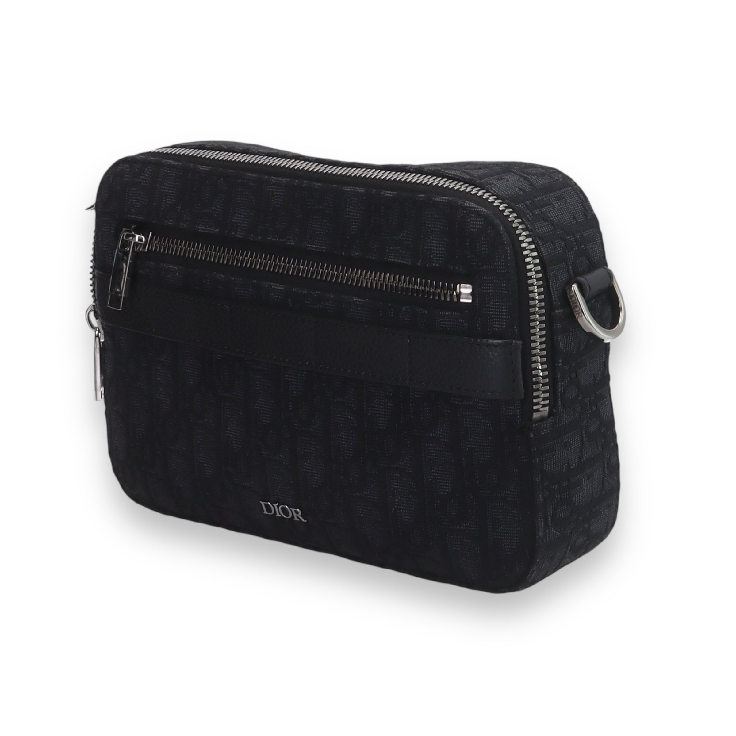 Dior Black Oblique Safari Messenger Bag