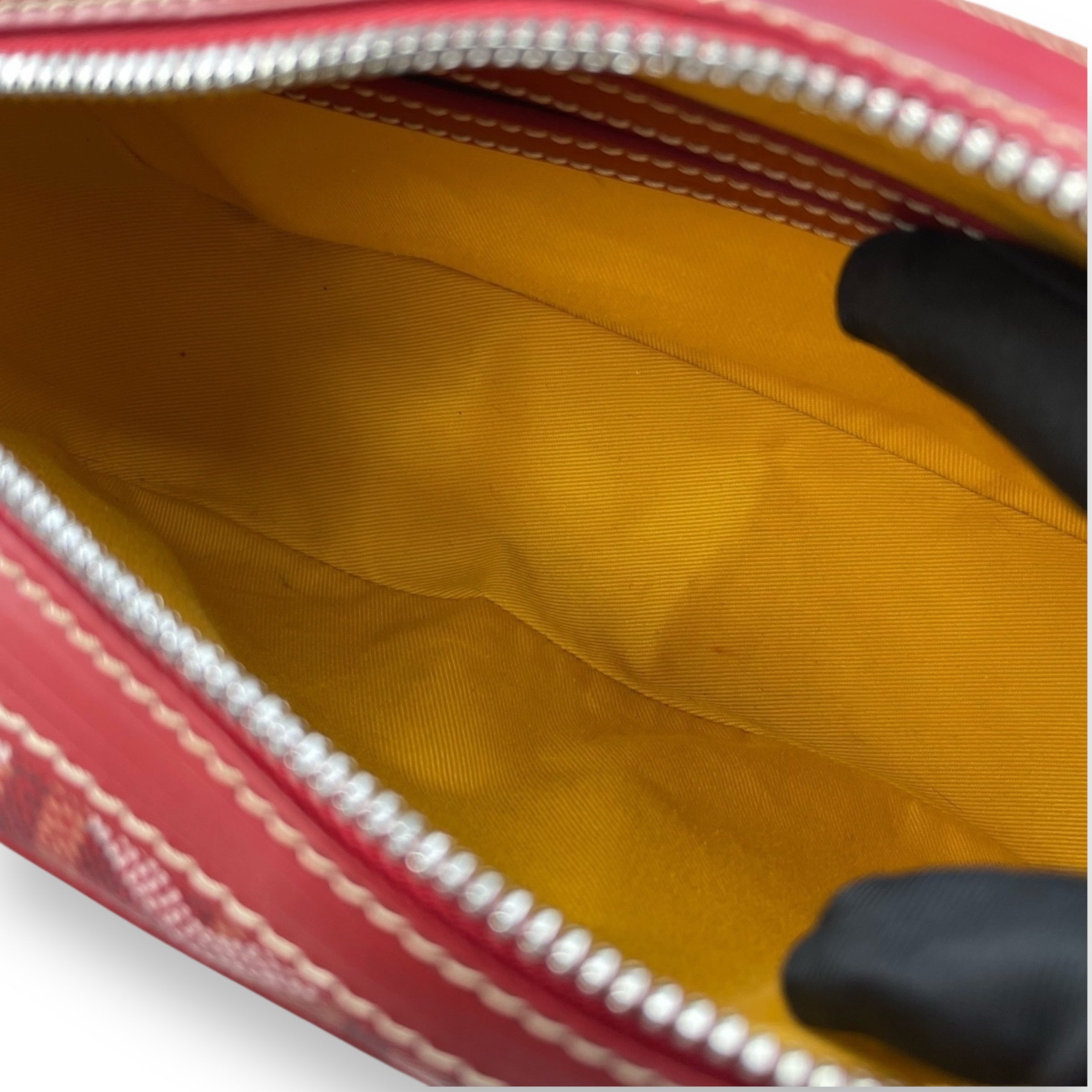 Goyard Red cap vert sidebag