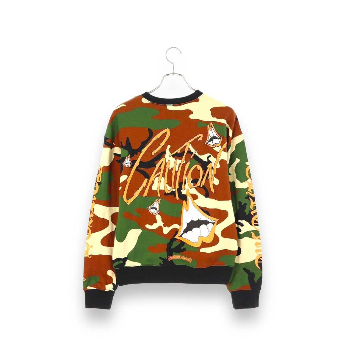 Chrome Hearts Matty Boy Caution Camo Crewneck