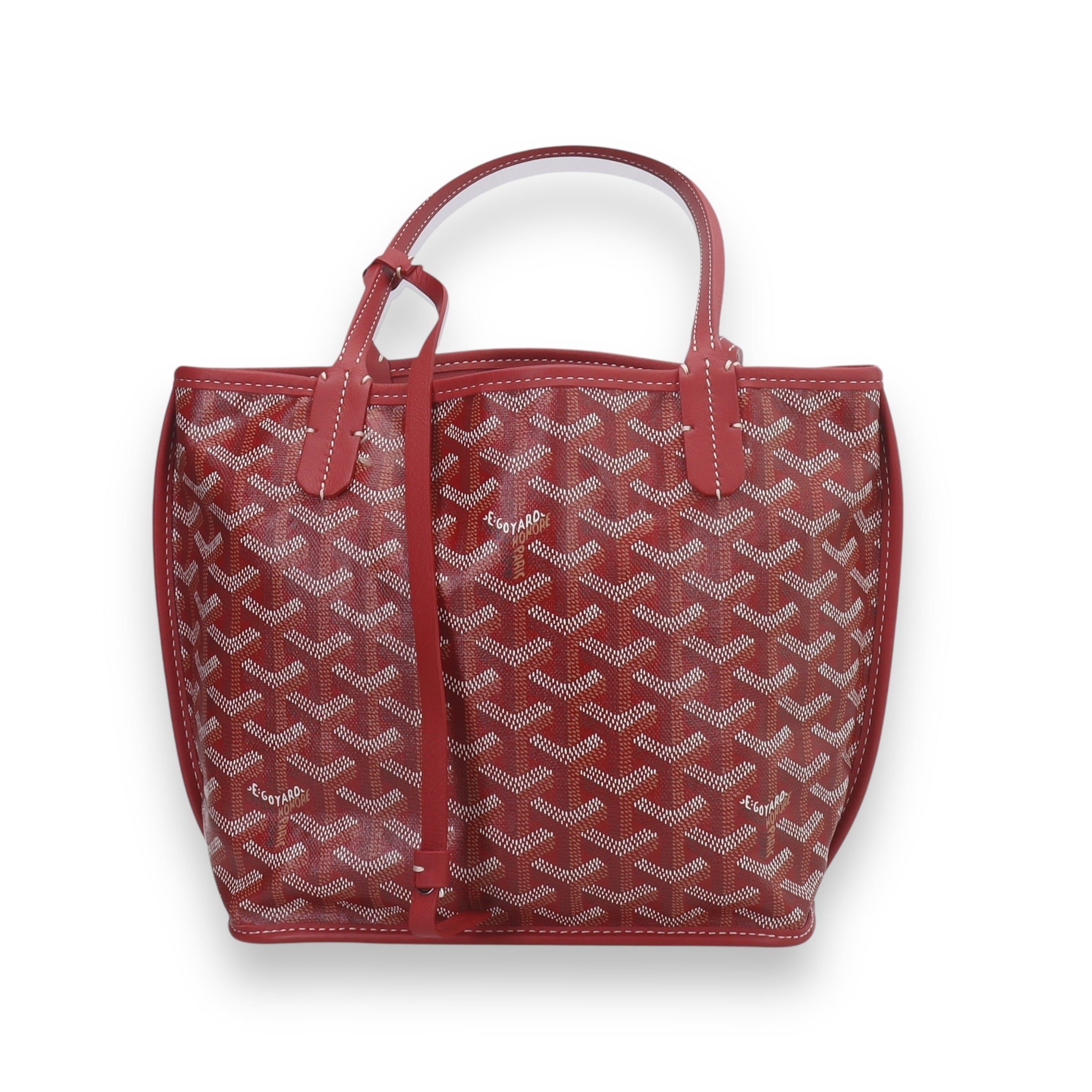 Goyard Red mini Anjou Tote