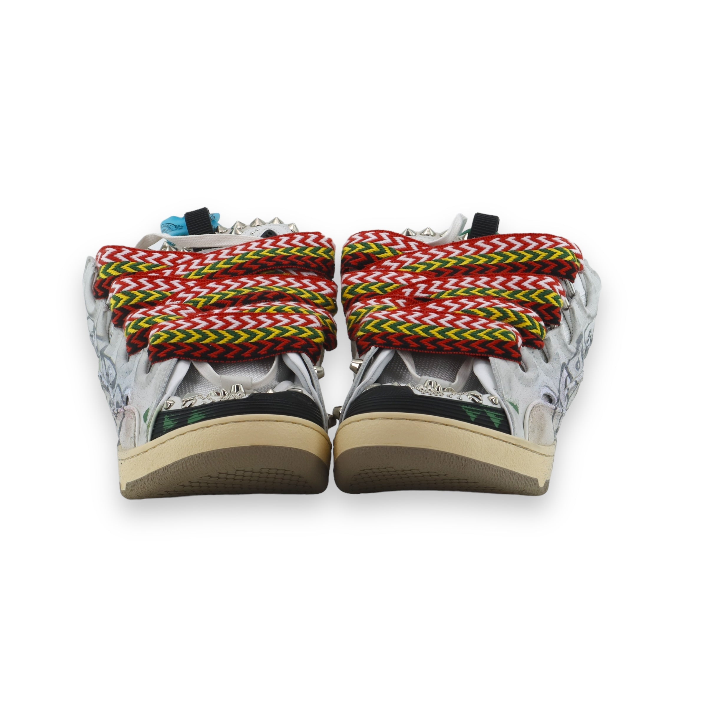 Lanvin Curb Graffiti Sneakers