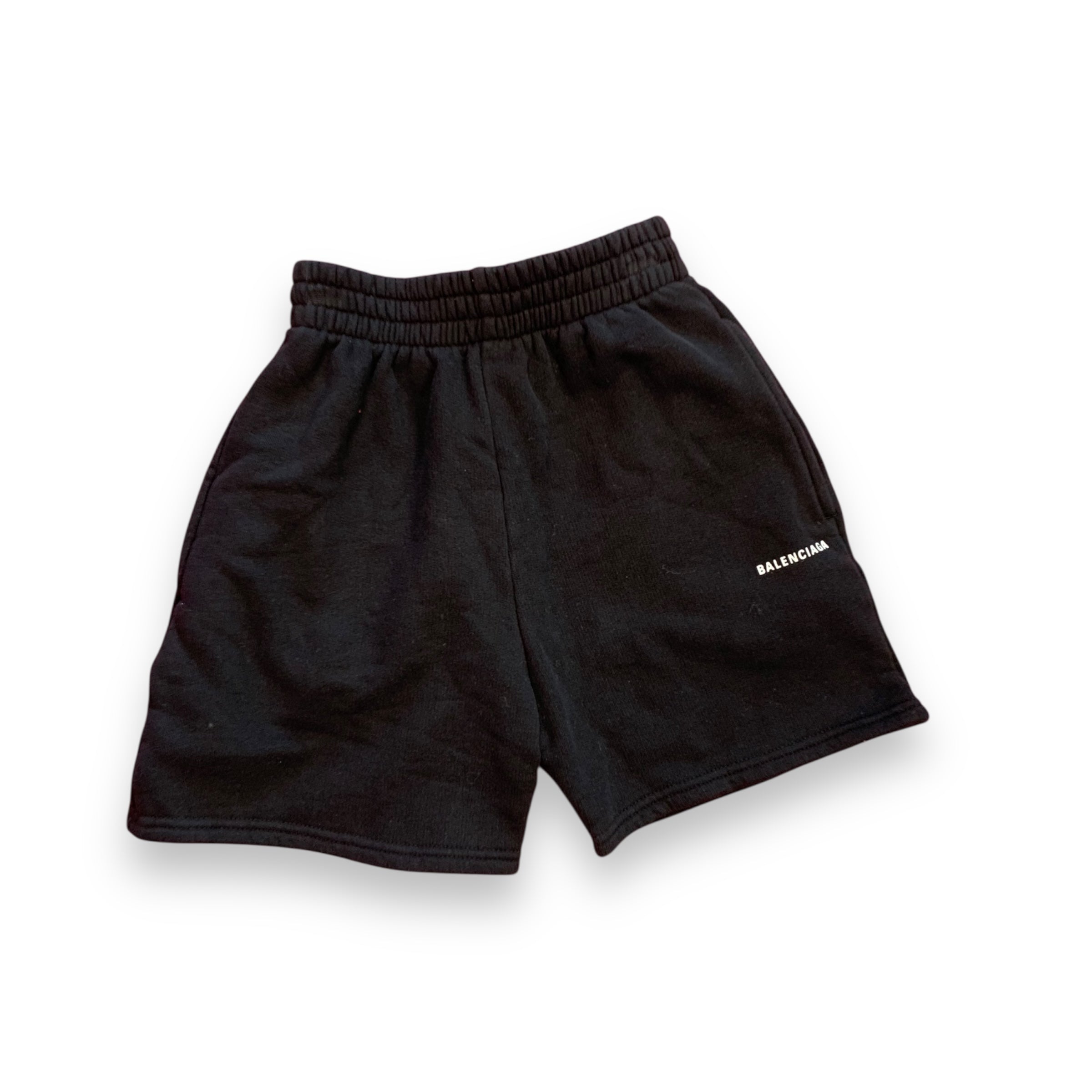 Balenciaga Hand Drawn Cotton Shorts