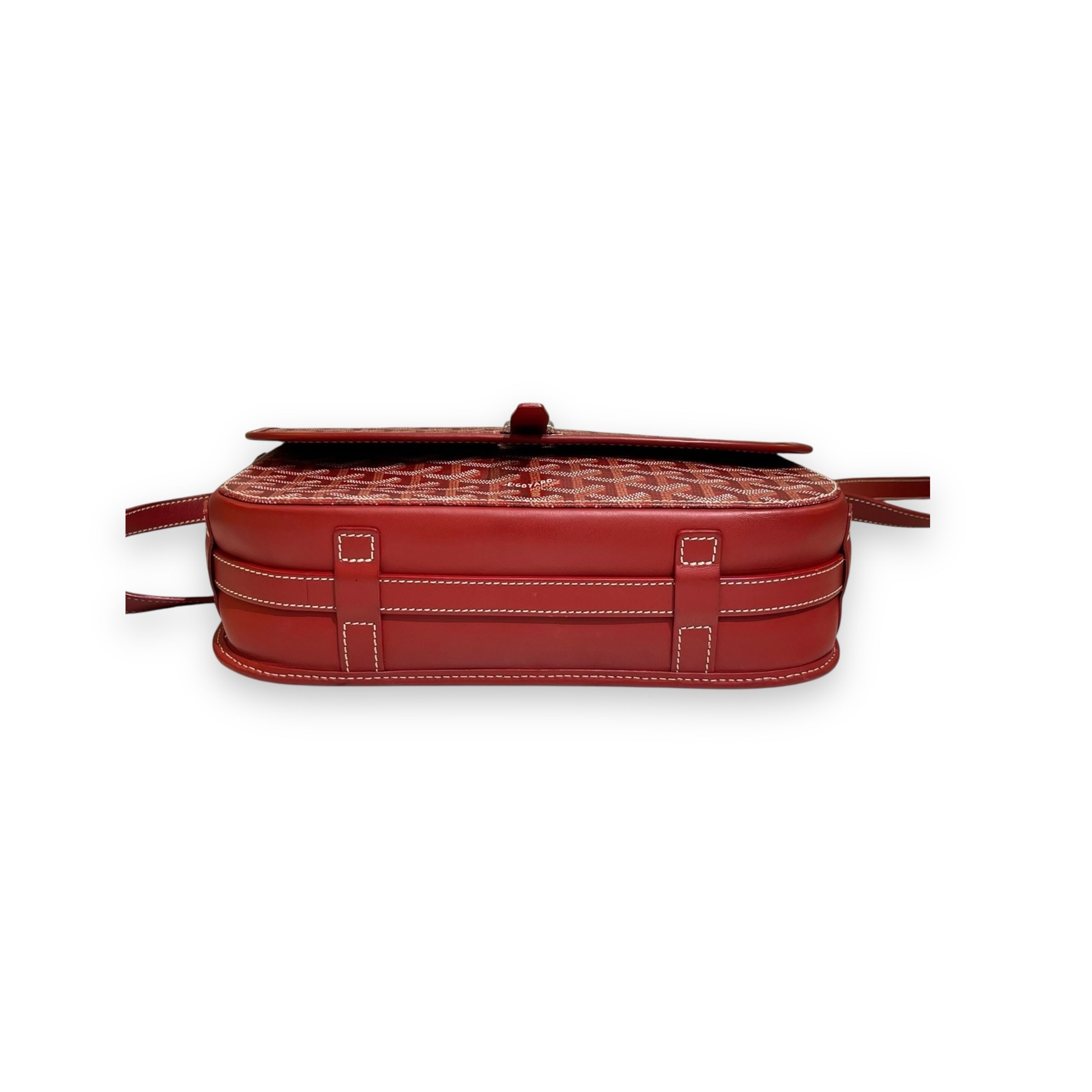 Goyard Red MM Belvedere messenger Bag