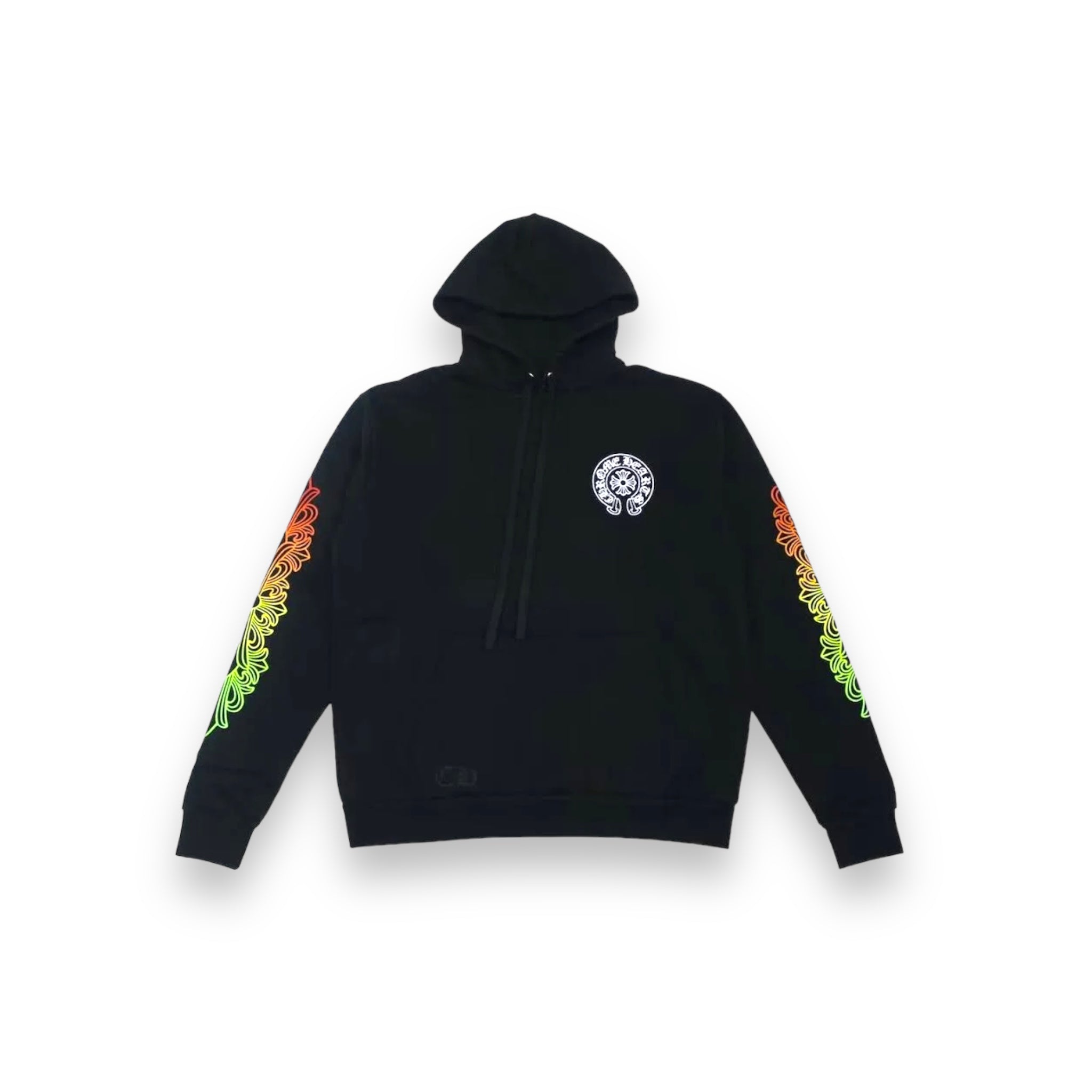 CHROME HEARTS FLORAL SLEEVE GRADIENT HOODIE