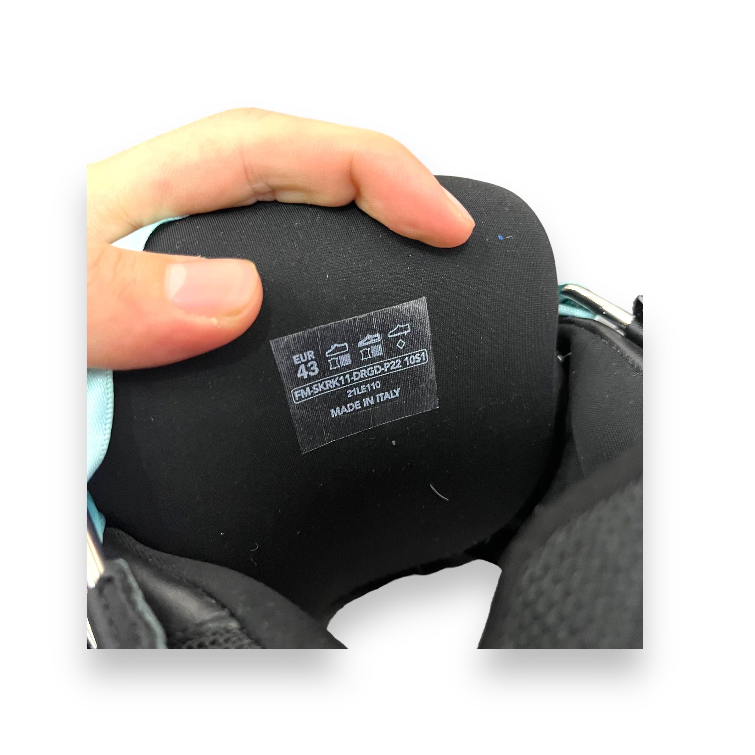 Gallery Dept. x Lanvin Curb Paint Drip Black Sneakers