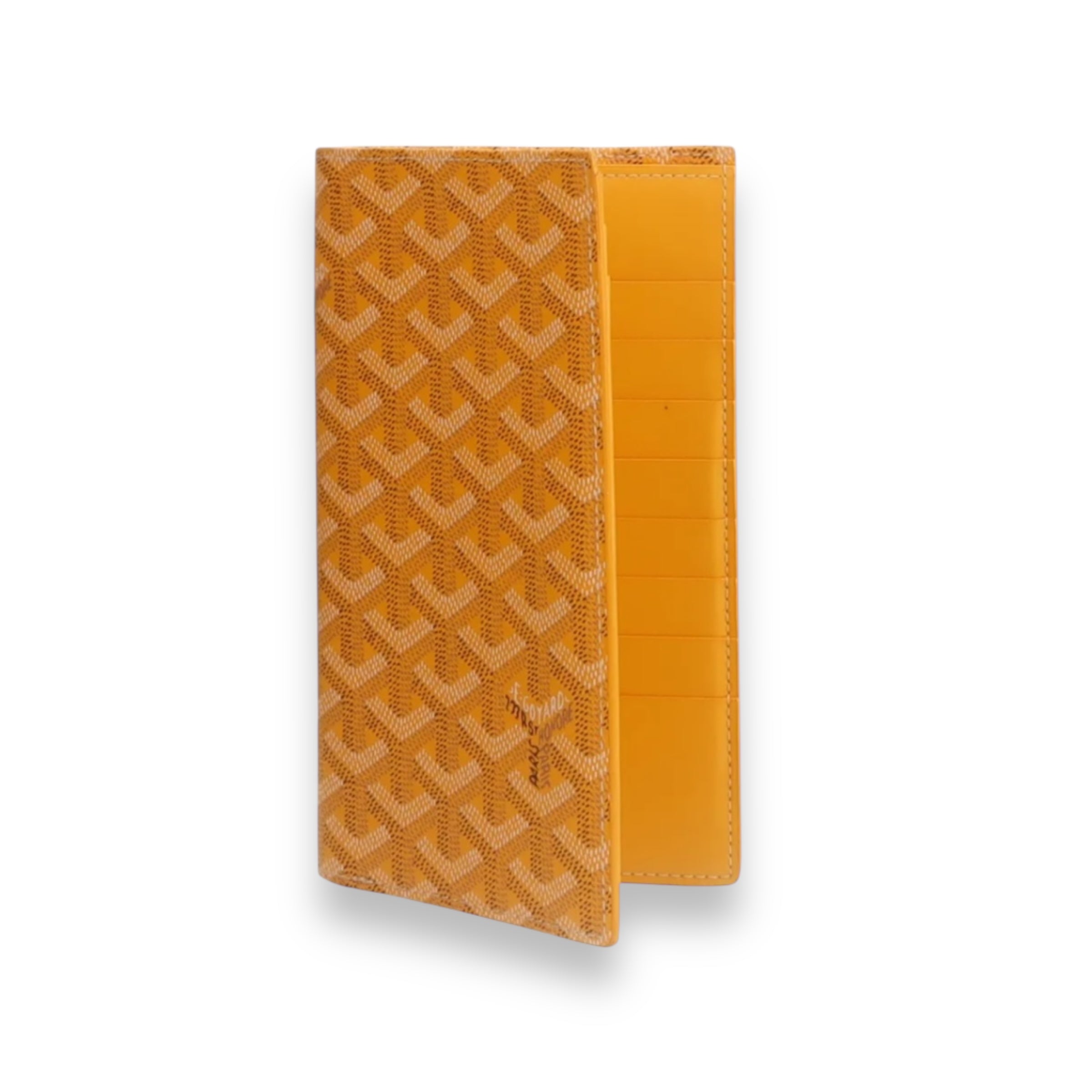 Goyard Long Bi-Fold Wallet Yellow