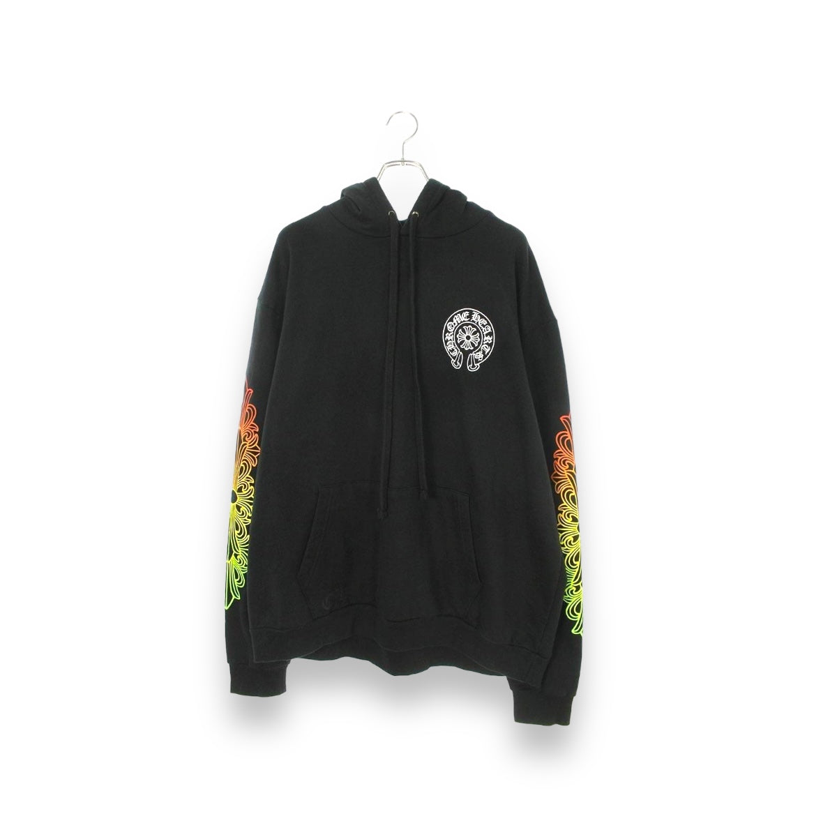 CHROME HEARTS FLORAL SLEEVE GRADIENT HOODIE