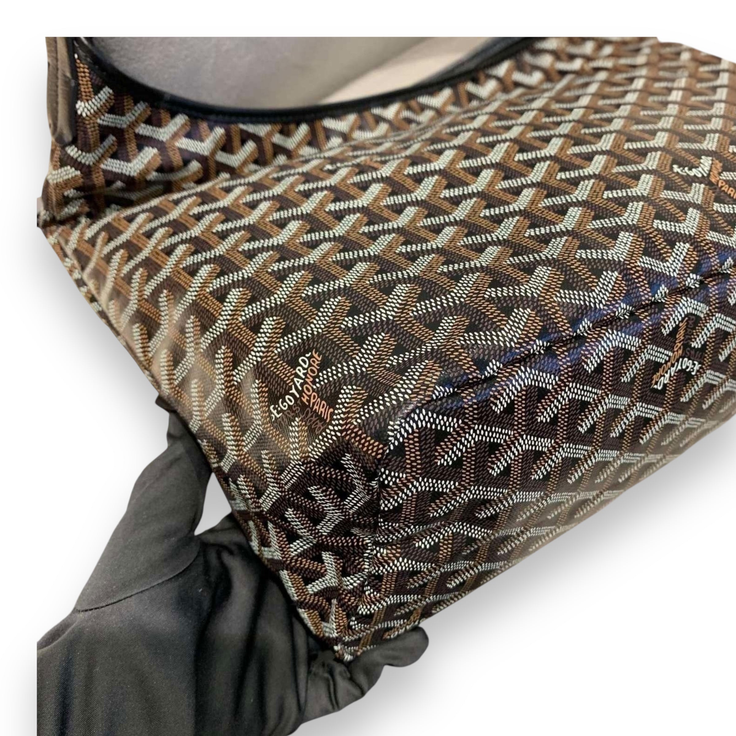 Goyard black Hobo Tote bag