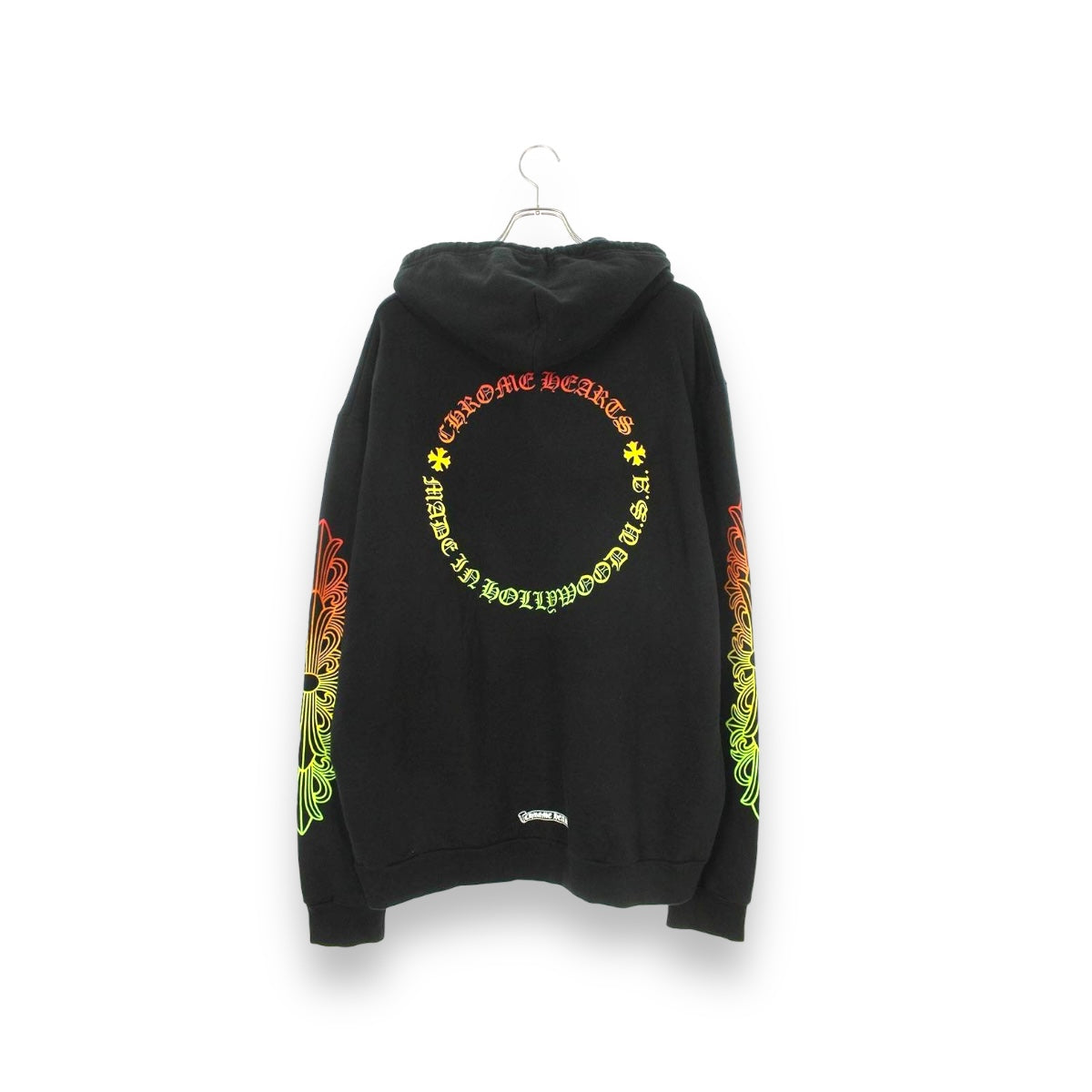 CHROME HEARTS FLORAL SLEEVE GRADIENT HOODIE
