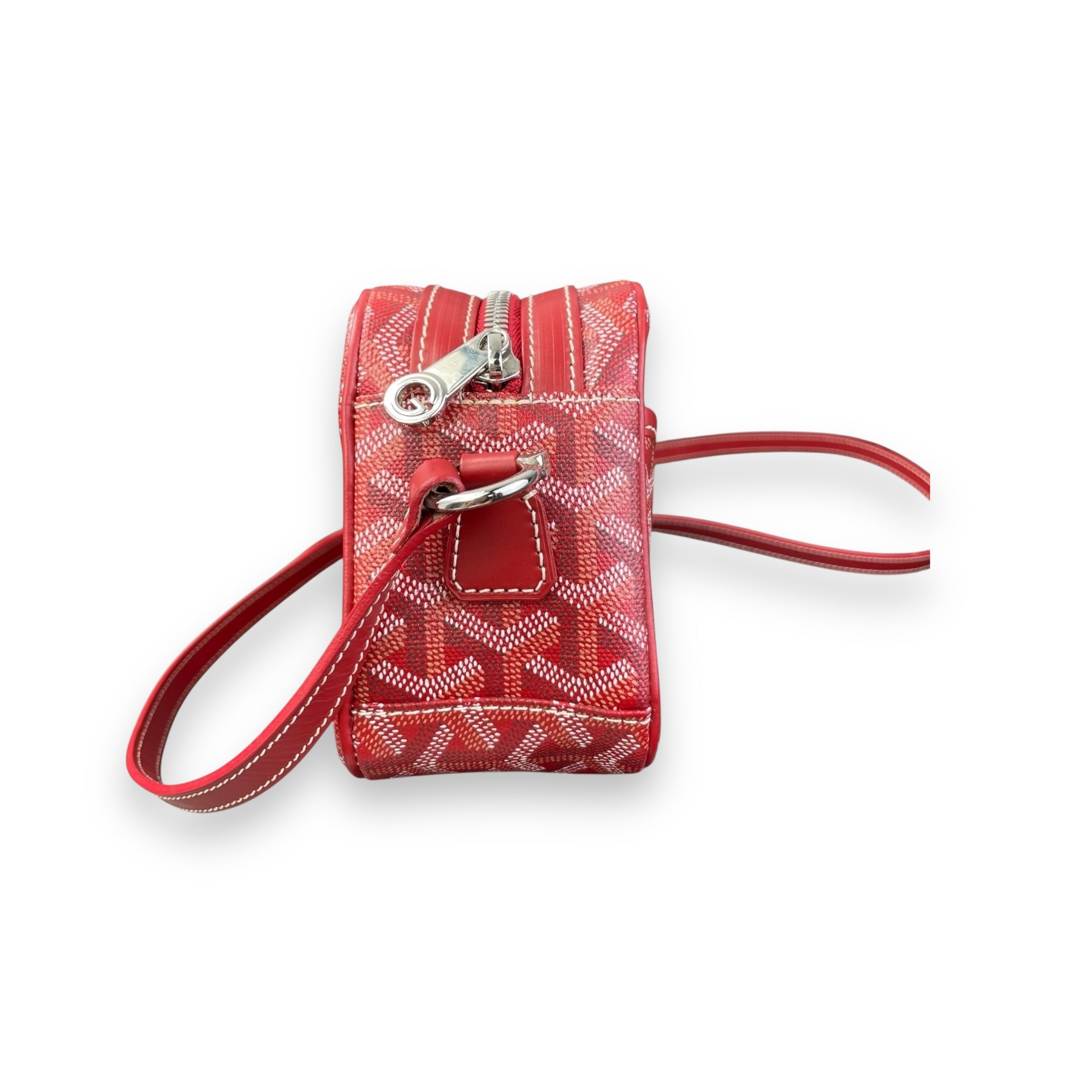 Goyard Red cap vert sidebag