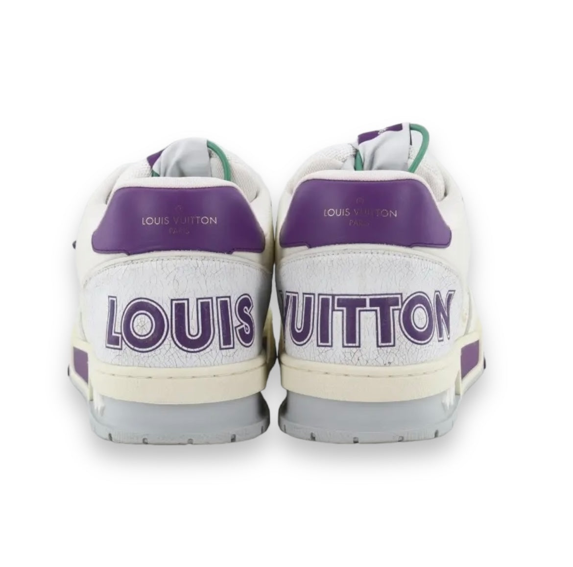 LV White/Purple Mesh Trainer