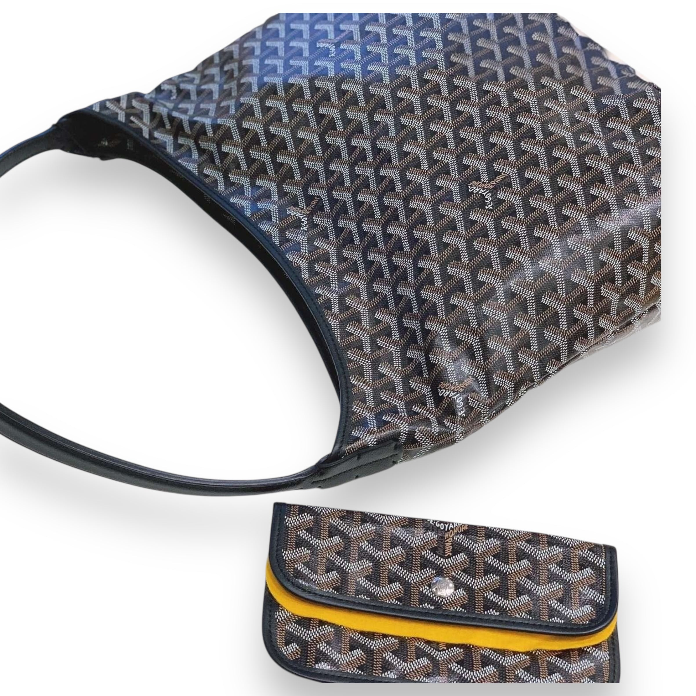 Goyard black Hobo Tote bag