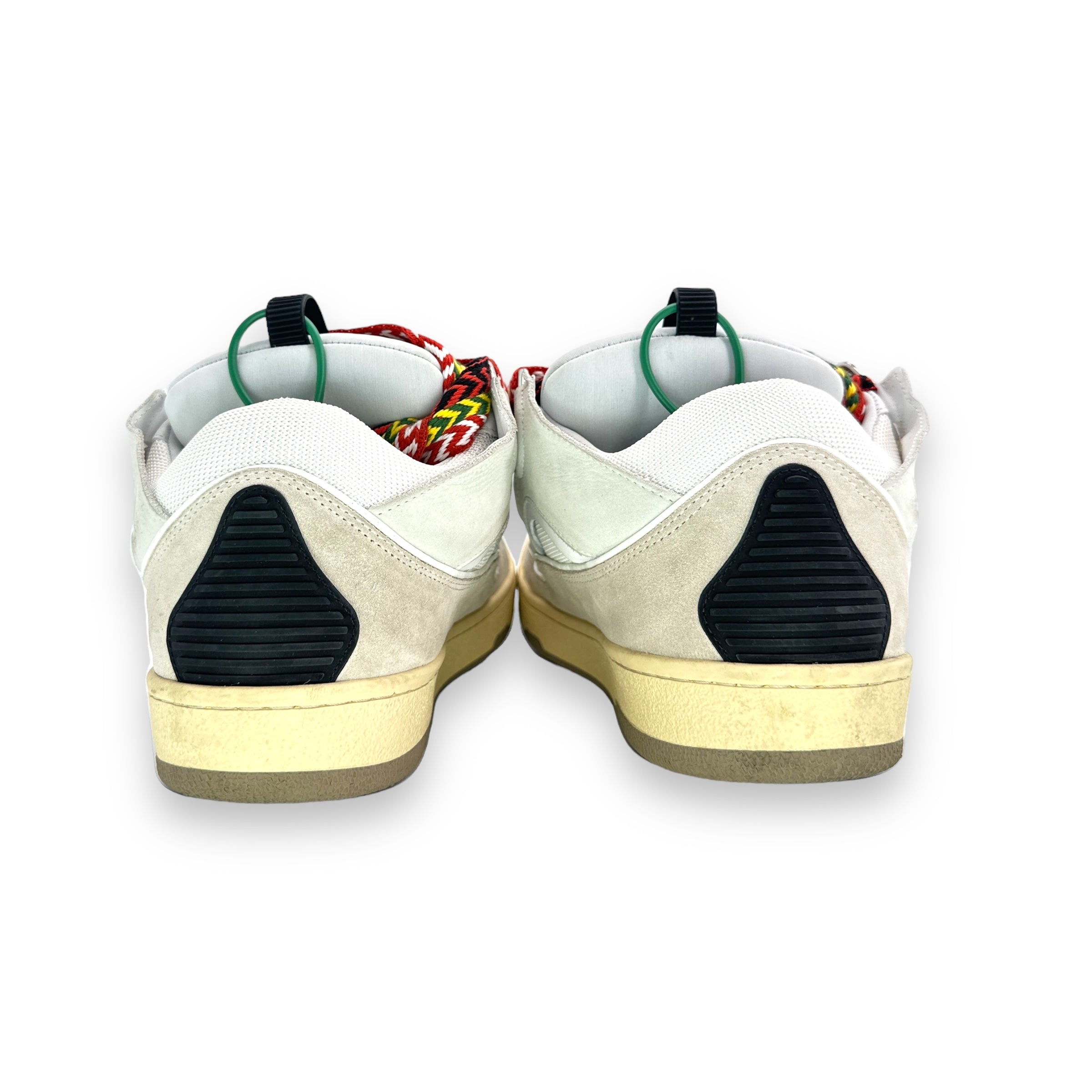Lanvin Curb White Ivory Sneakers