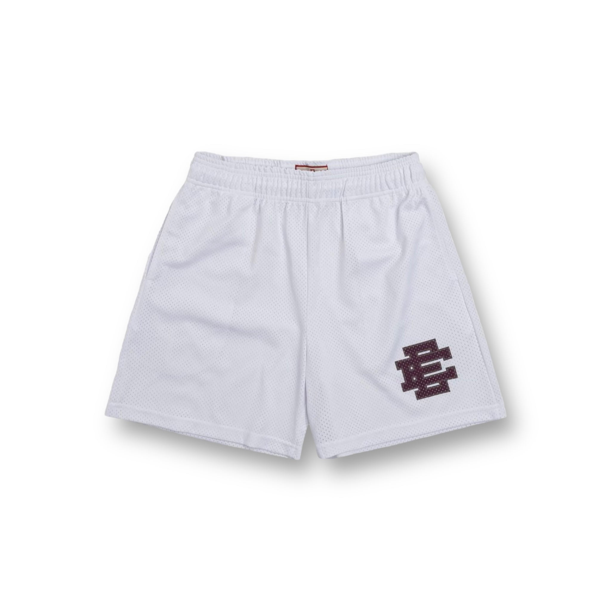 Eric Emanuel White/Grey/Maroon Shorts