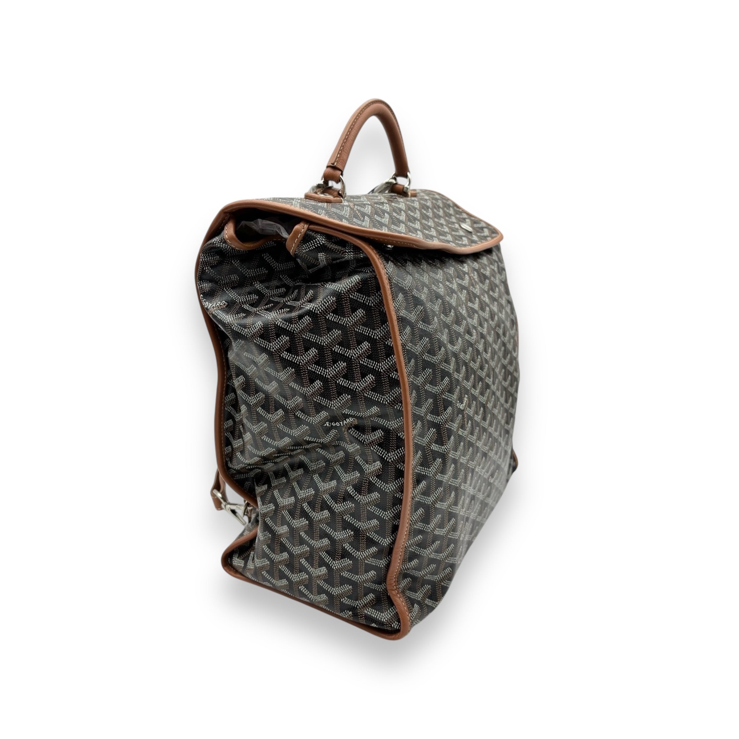 Goyard brown Ledger backpack