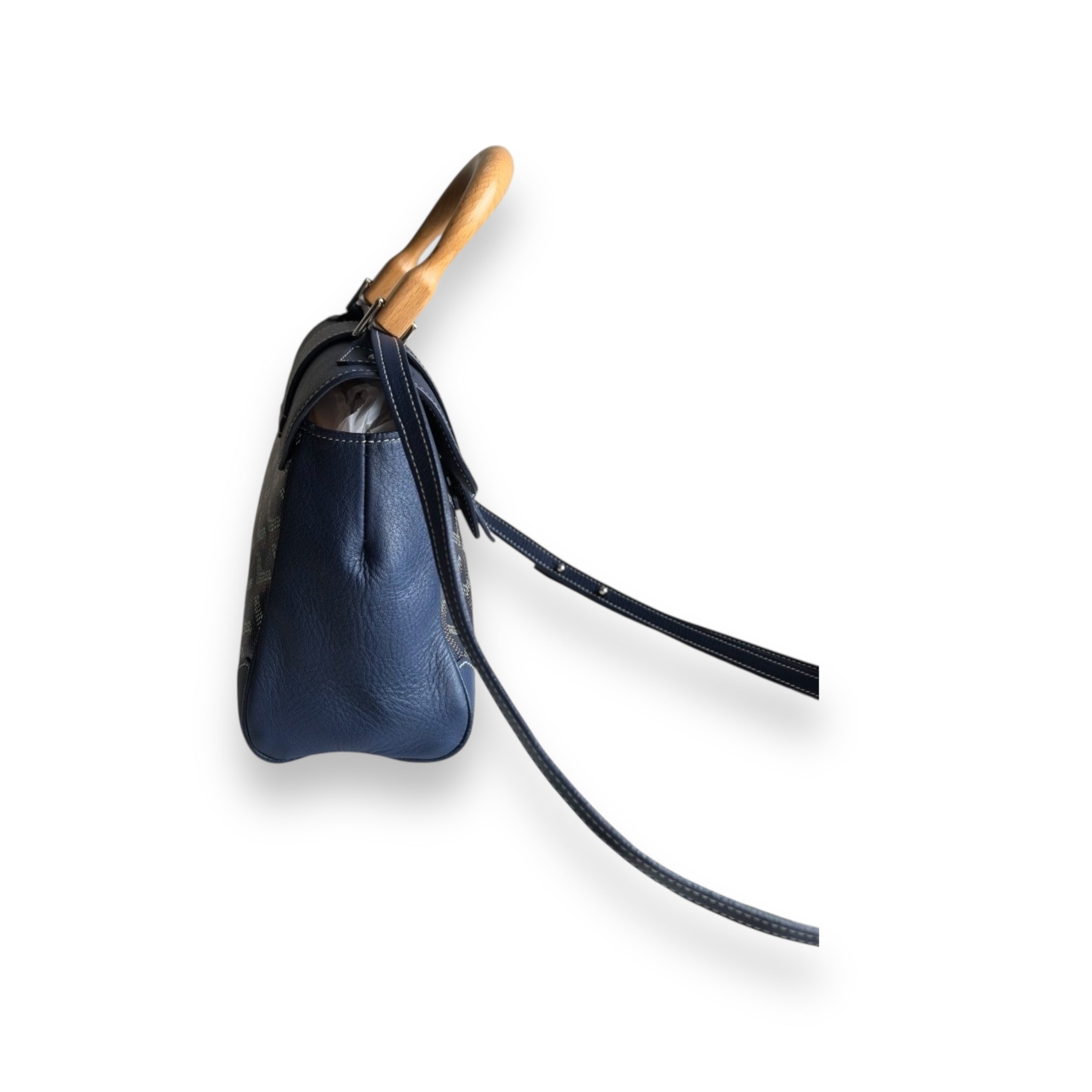 Goyard Navy blue Mini Saignon purse