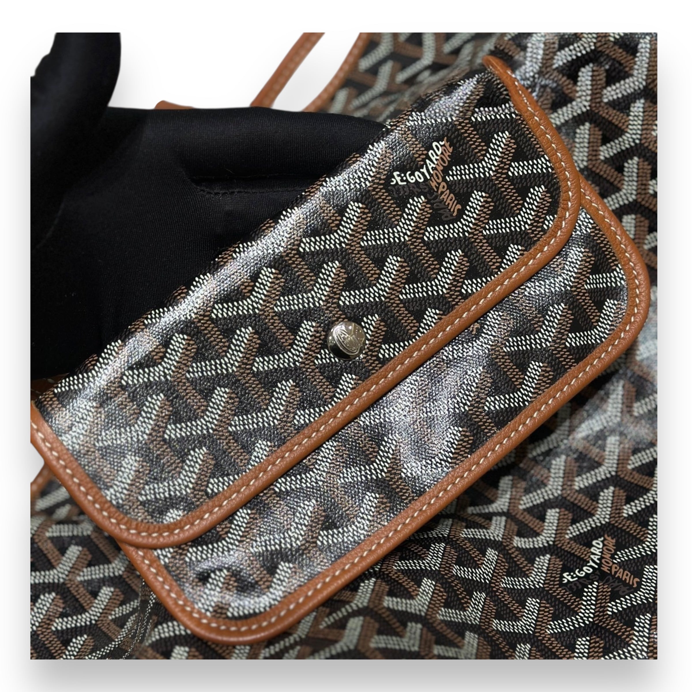 Goyard Brown Saint Louis PM Tote