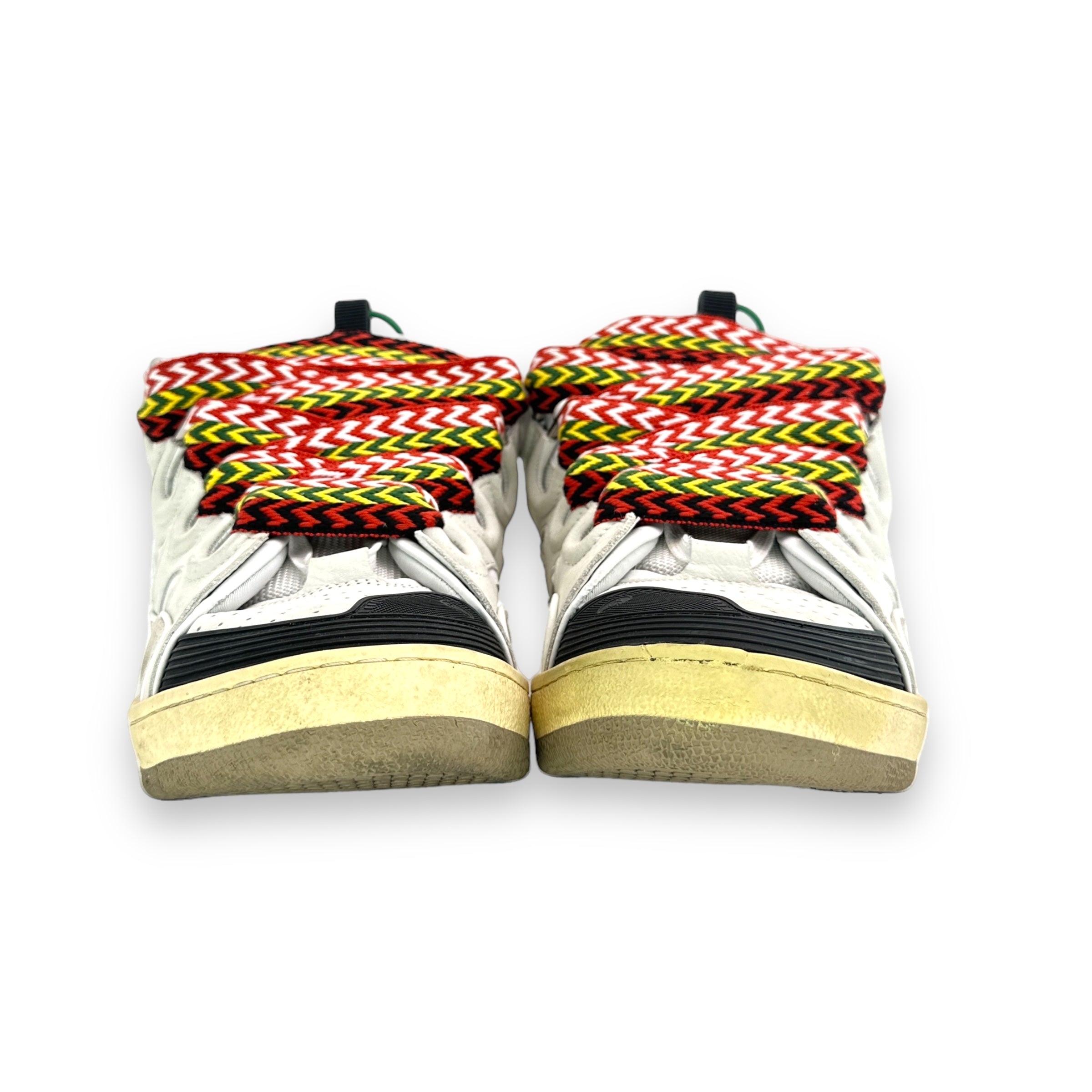 Lanvin Curb White Ivory Sneakers