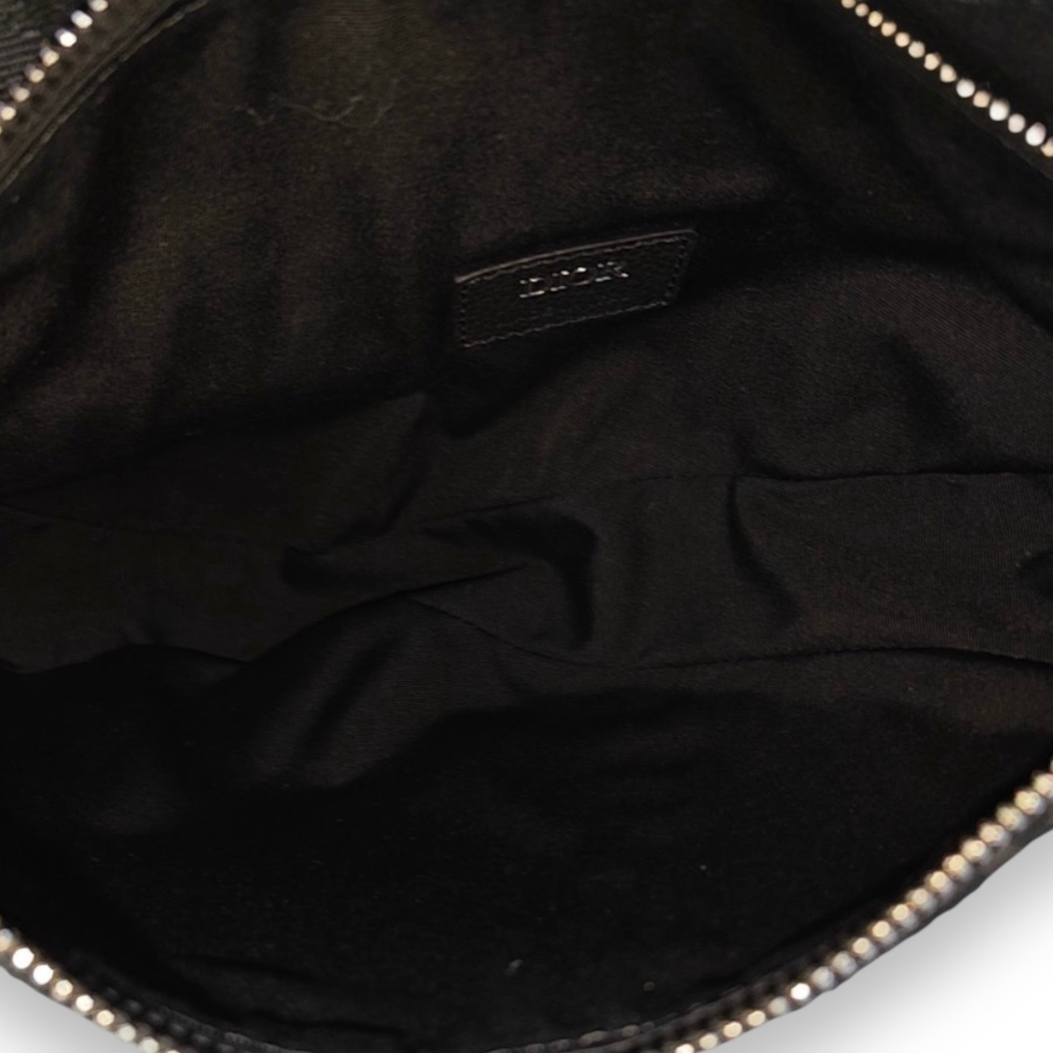 Dior black Oblique Saddle bag