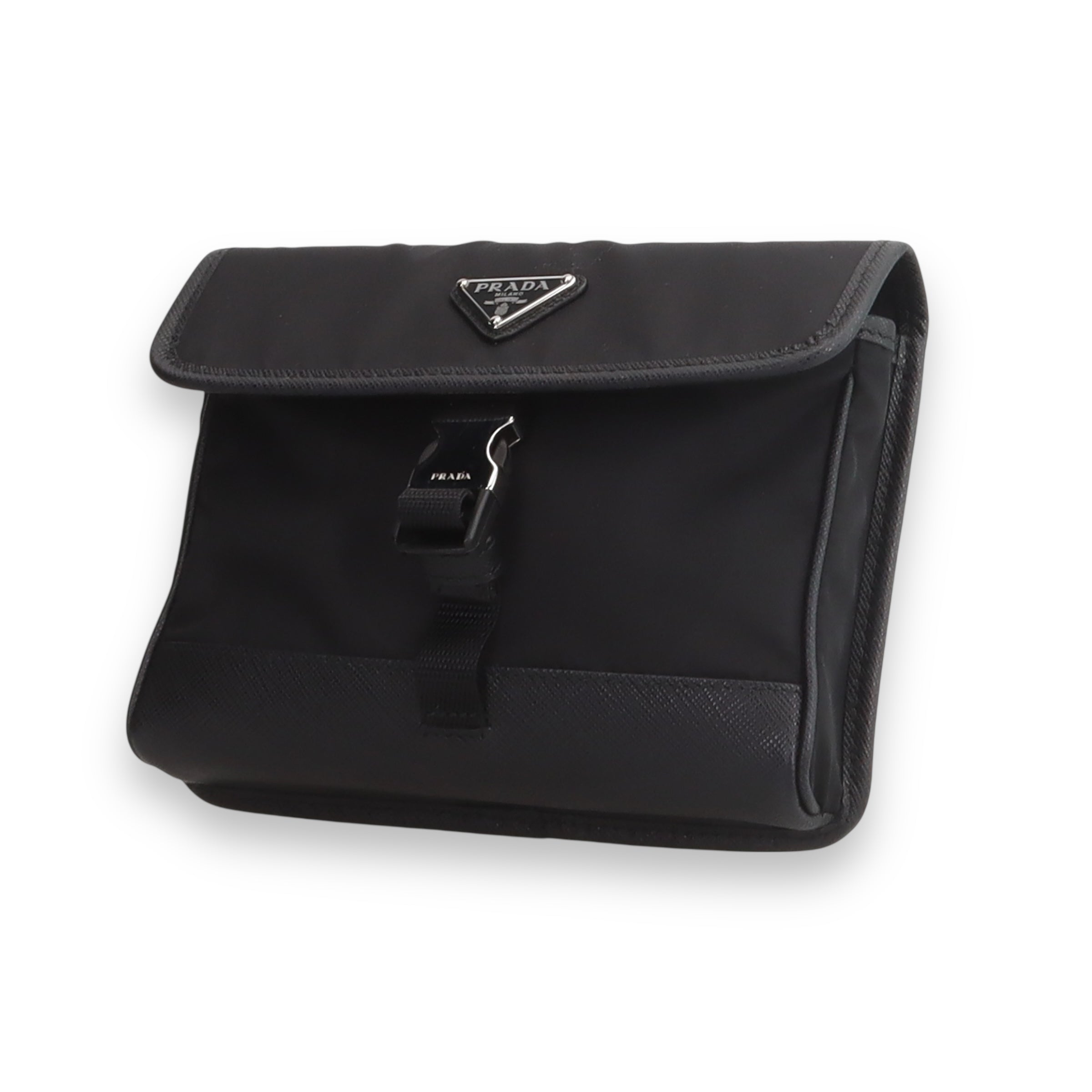 Prada Black Re-Neylon Messenger Bag