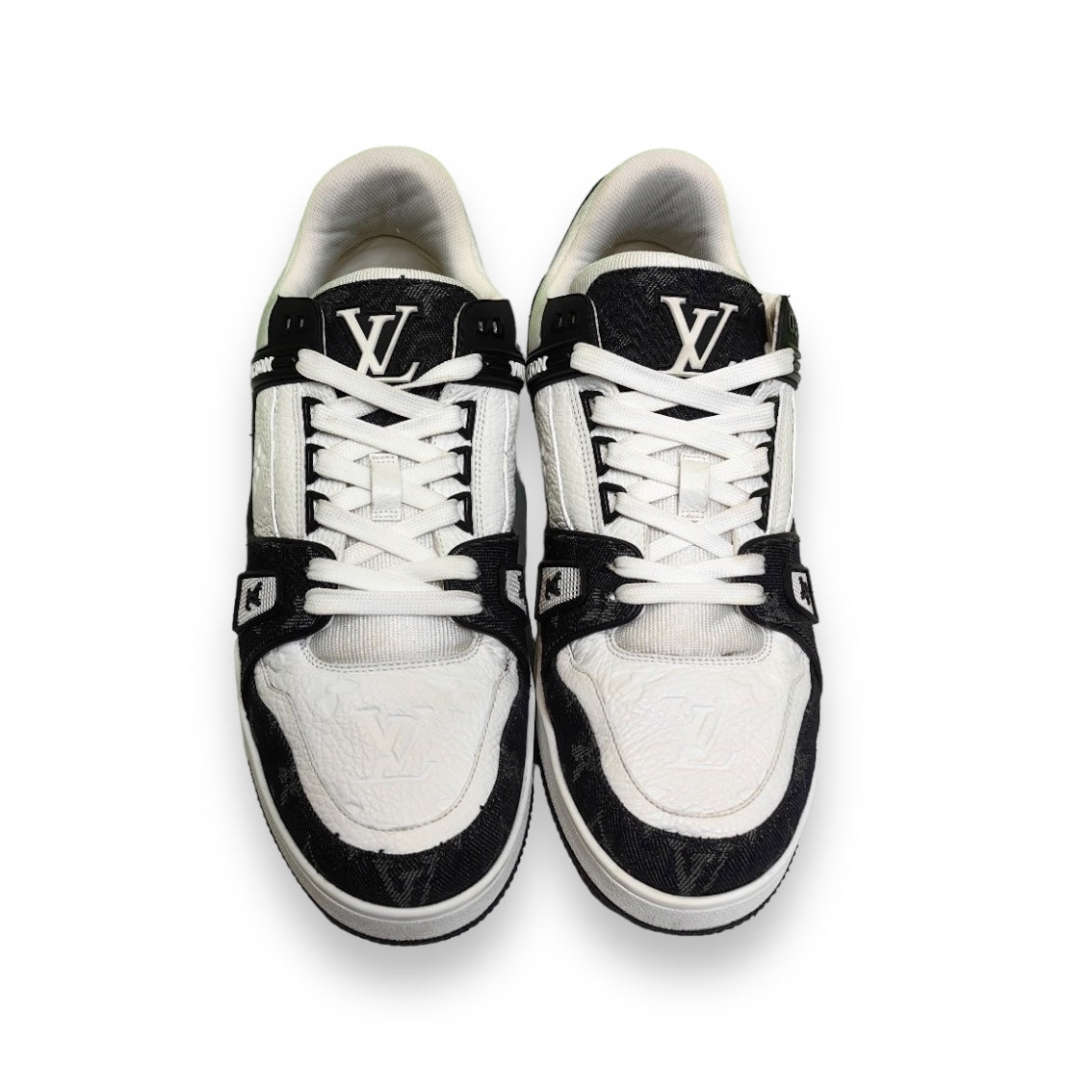 LV white/black trainers