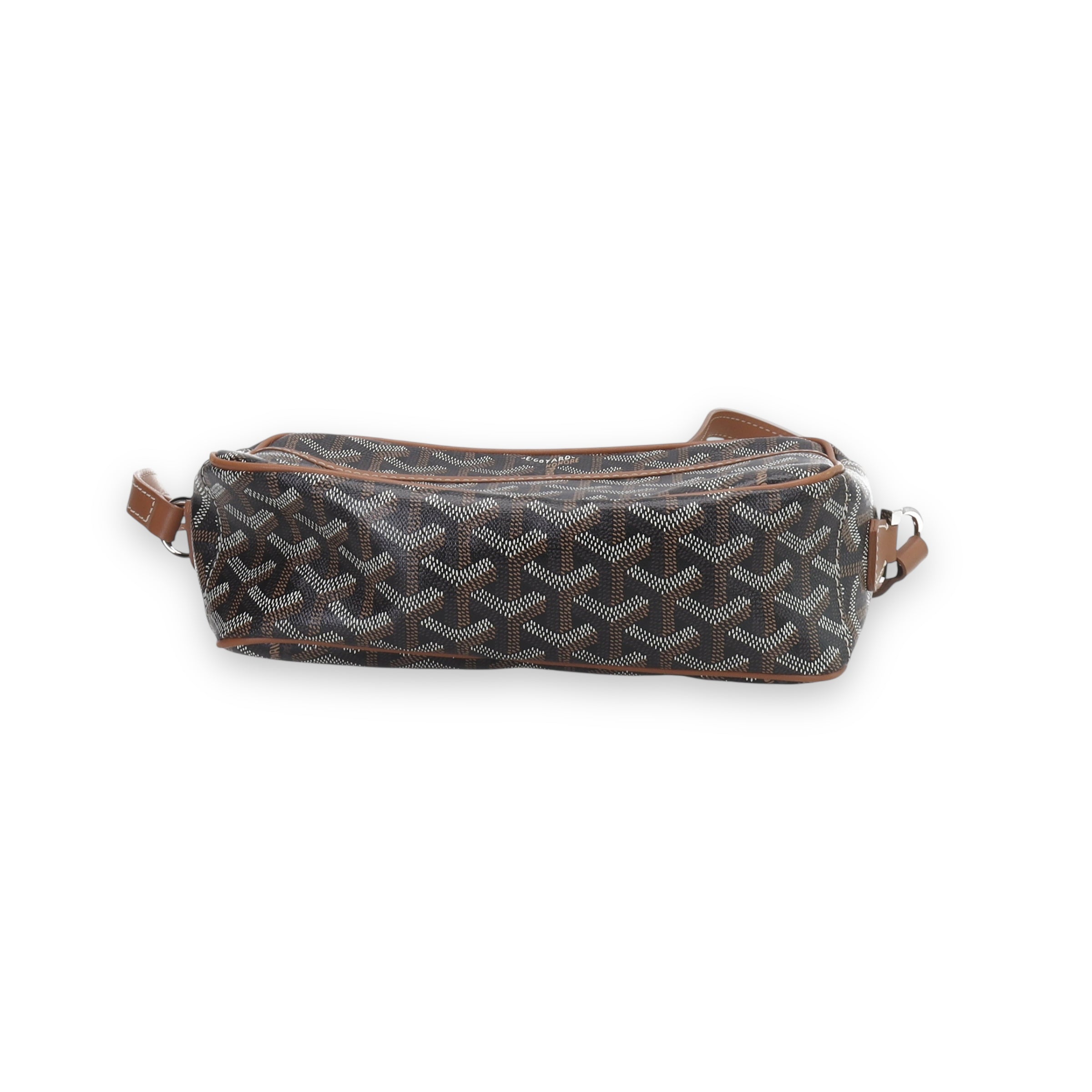 Goyard brown cap vert sidebag