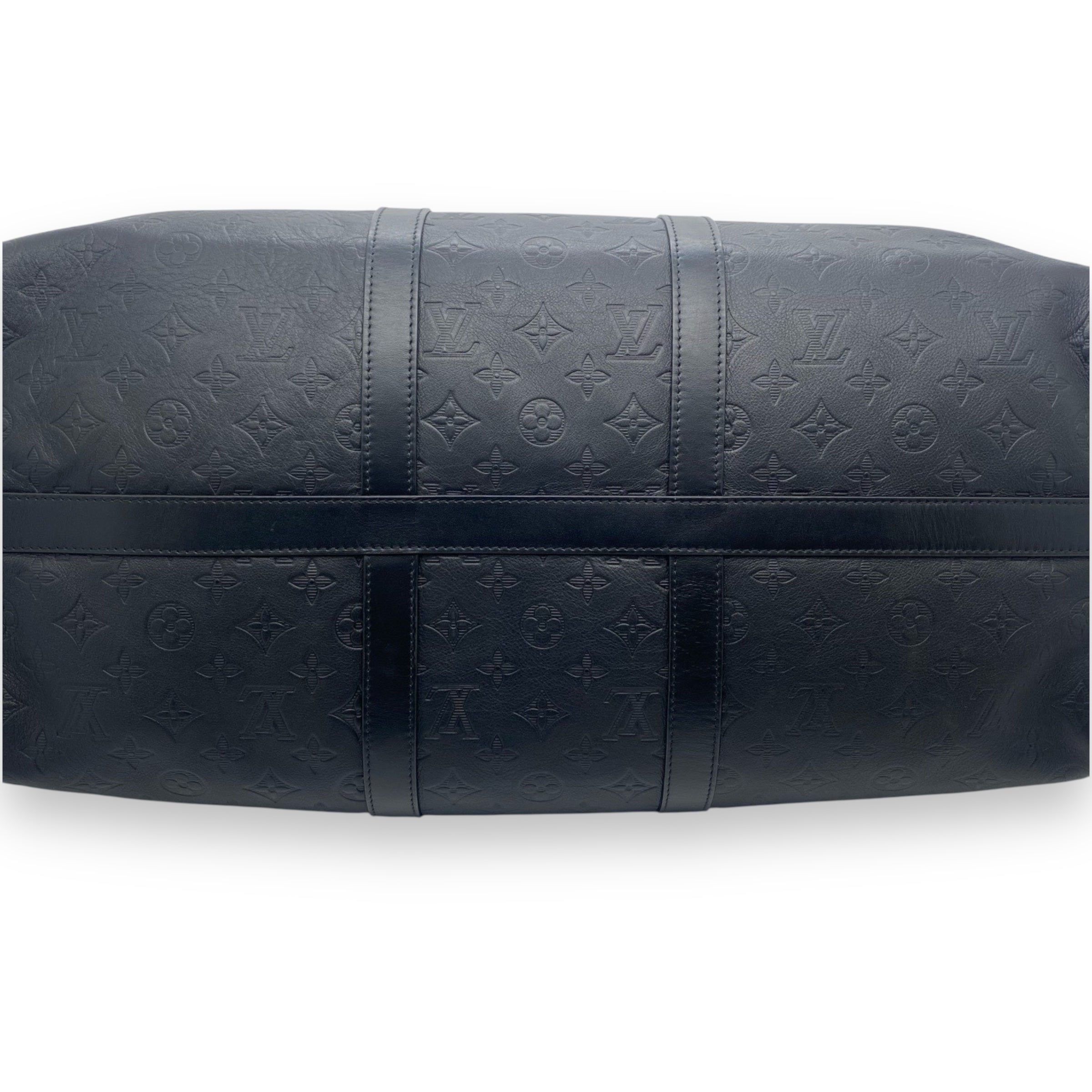 LV Black Monogram Keepall 50