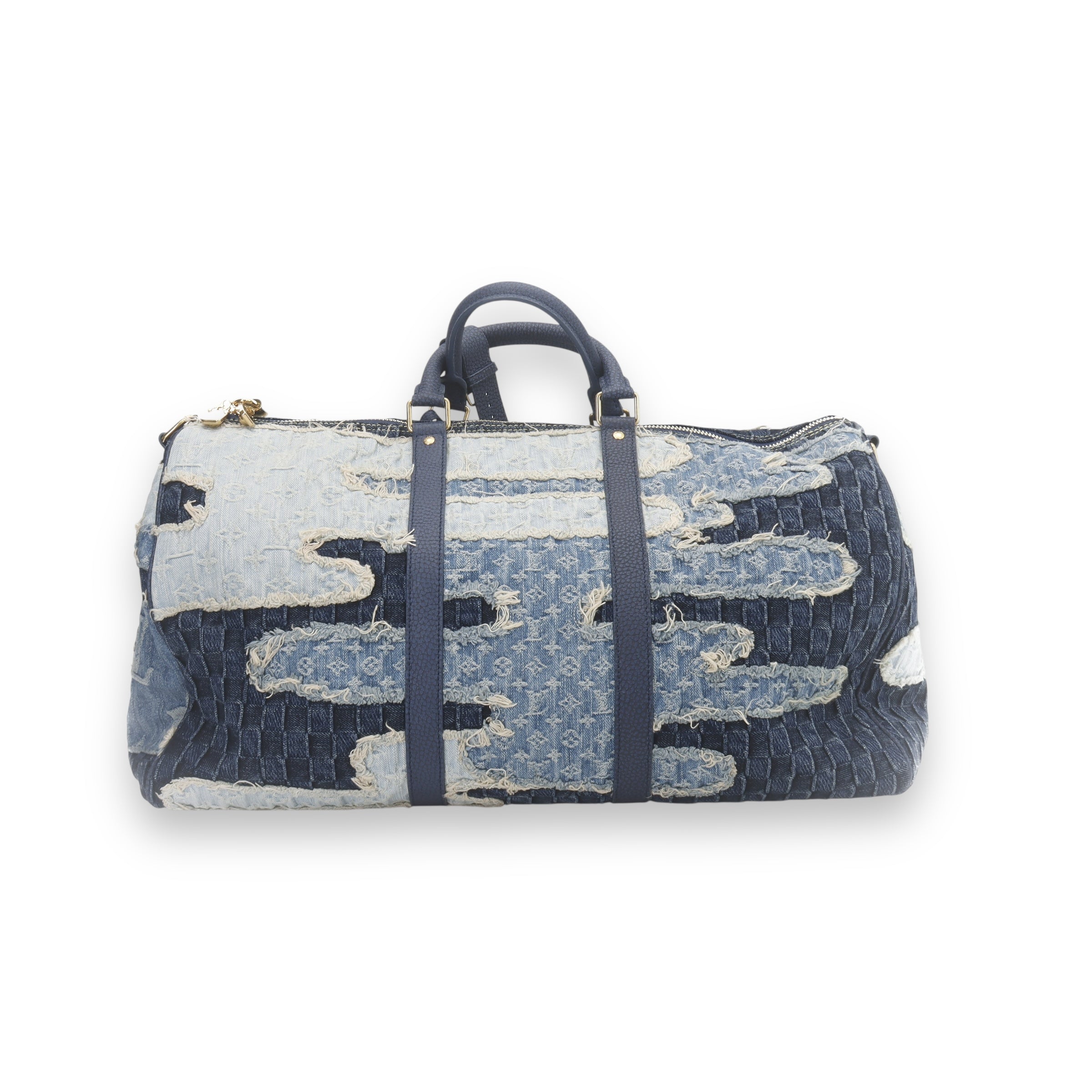 LV x Nigo Denim Keepall 50