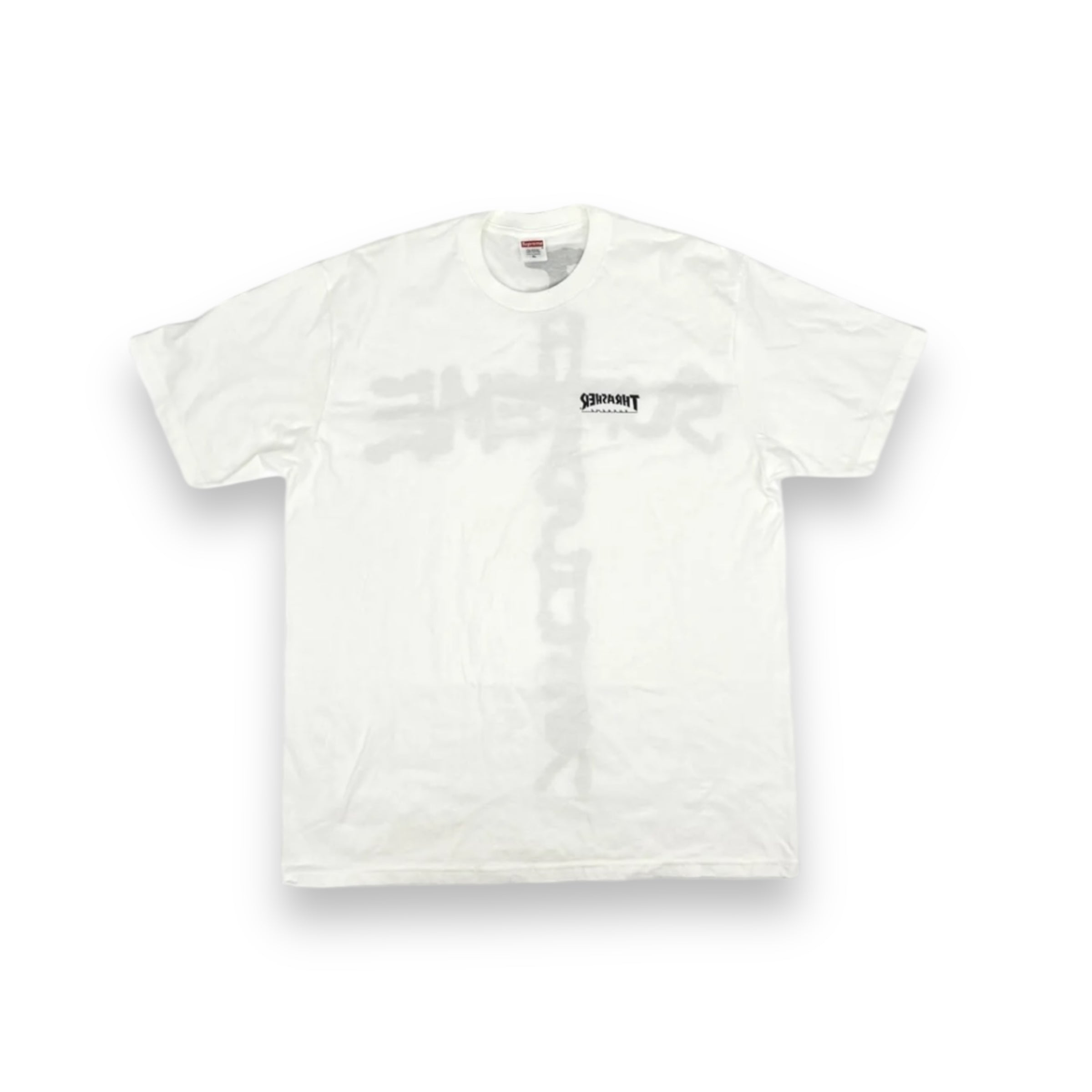 Supreme x Thrasher Cross Tee White