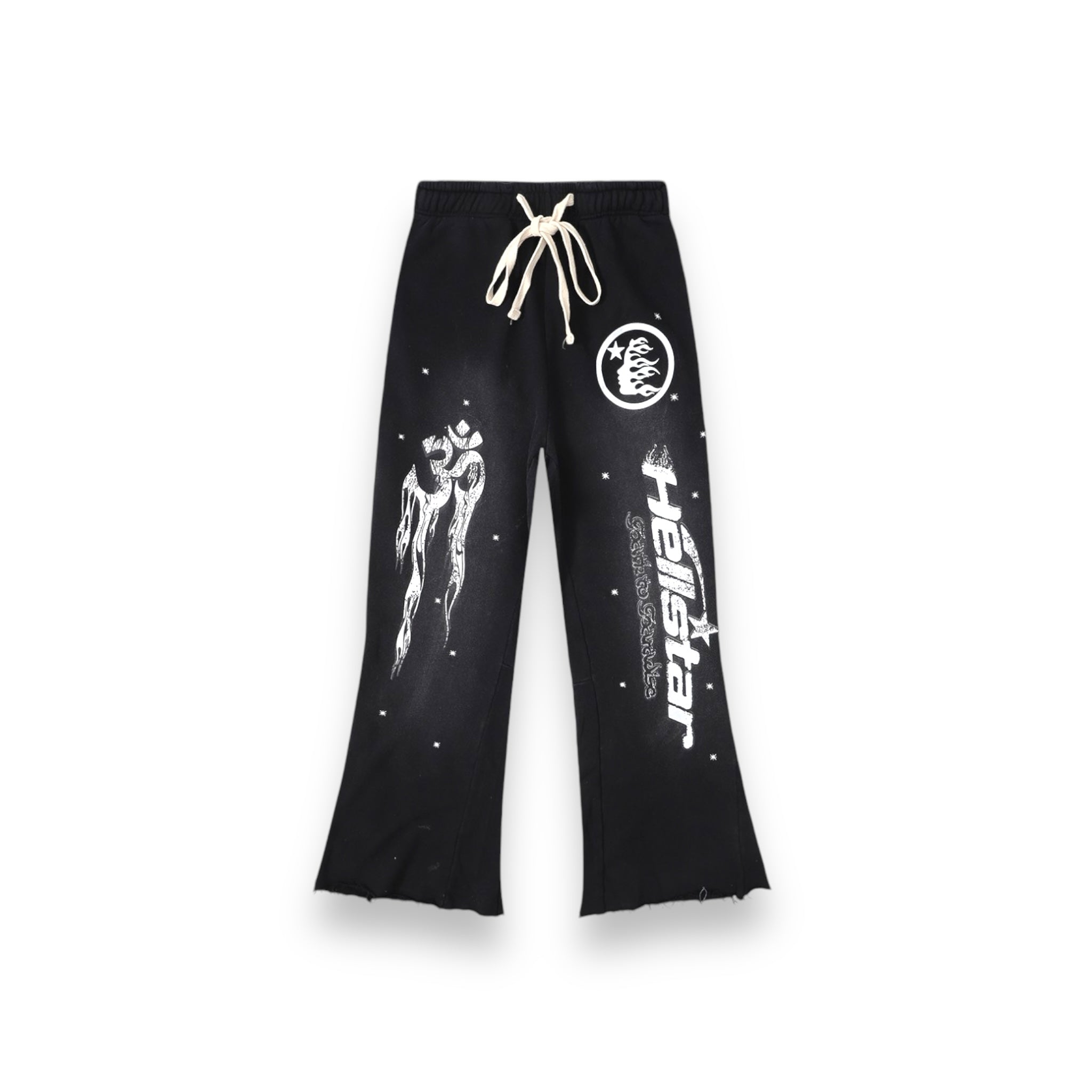 Hellstar Racer Flare Sweatpants Black