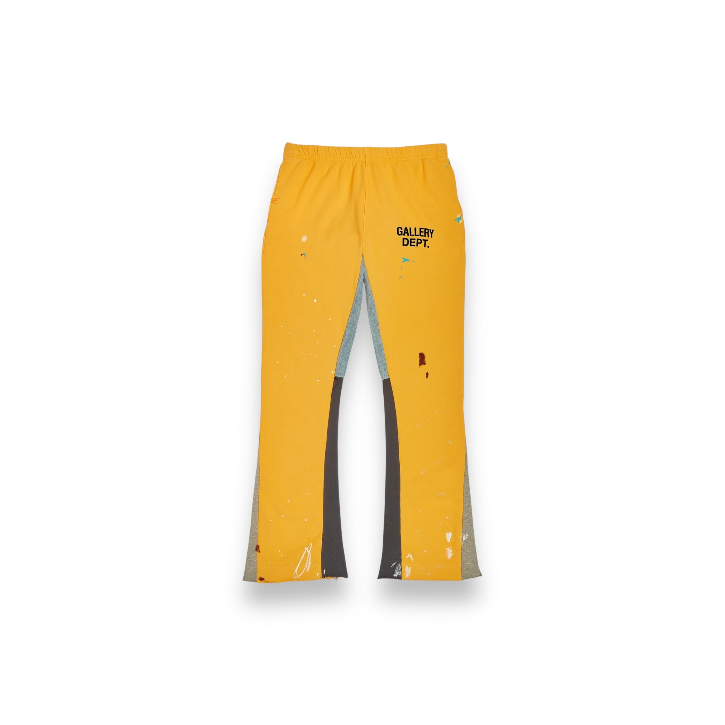 Gallery Dept. Painted Flare Gold Sweatpants