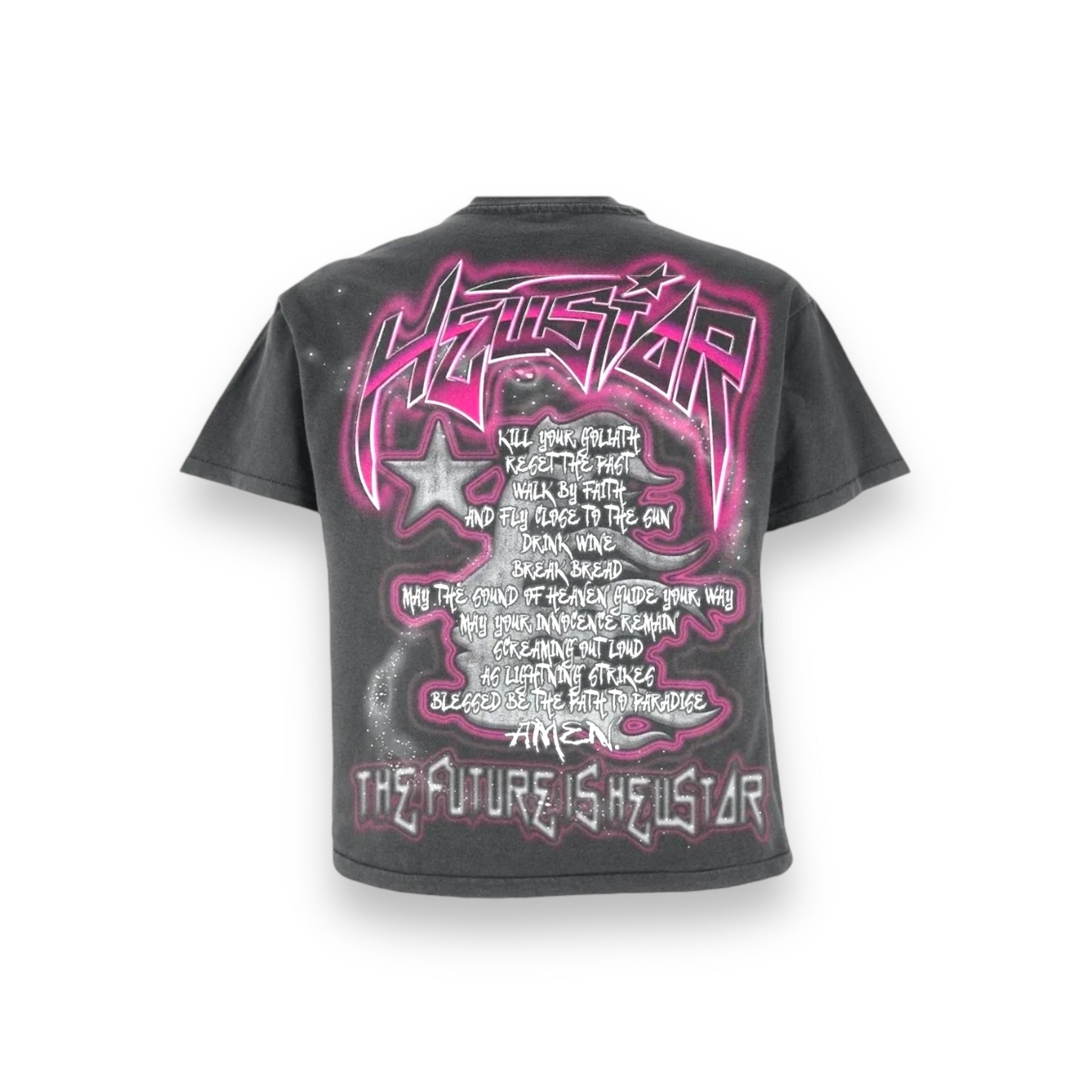 Hellstar The Future T-Shirt Black/Pink