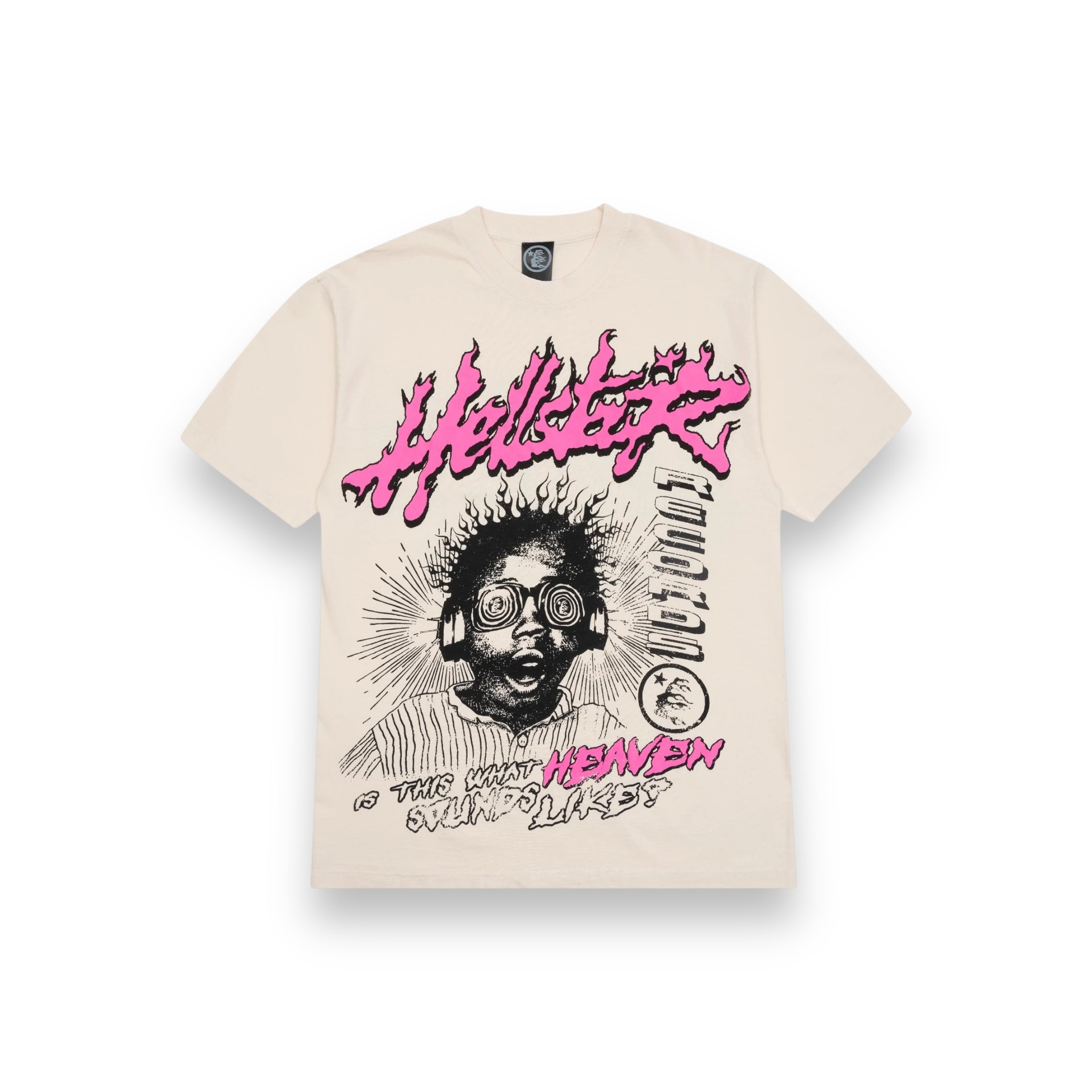 Hellstar Studios Heaven Sounds Tee Cream/Pink
