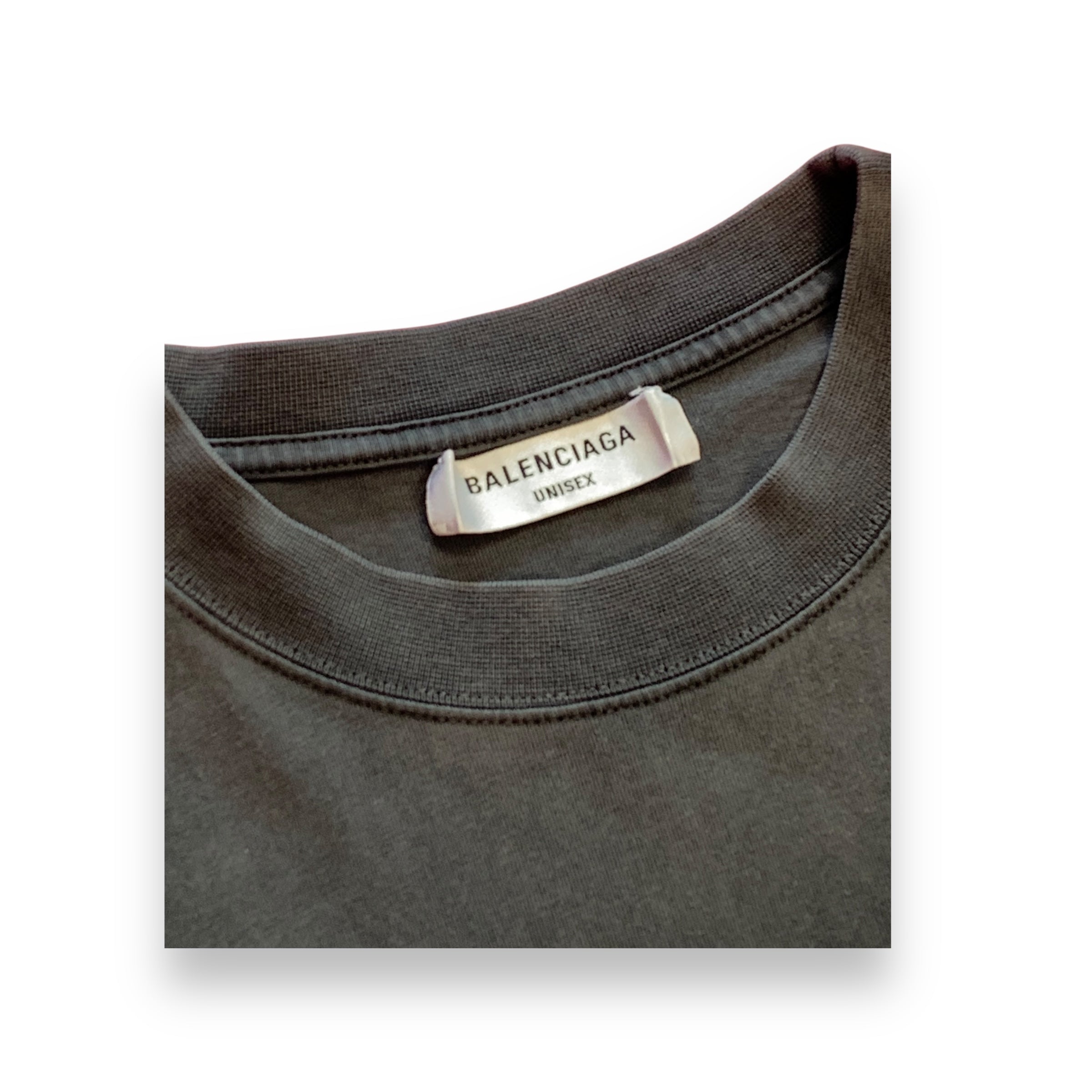 Balenciaga BB Authentic Jersey Apparel Shirt Black