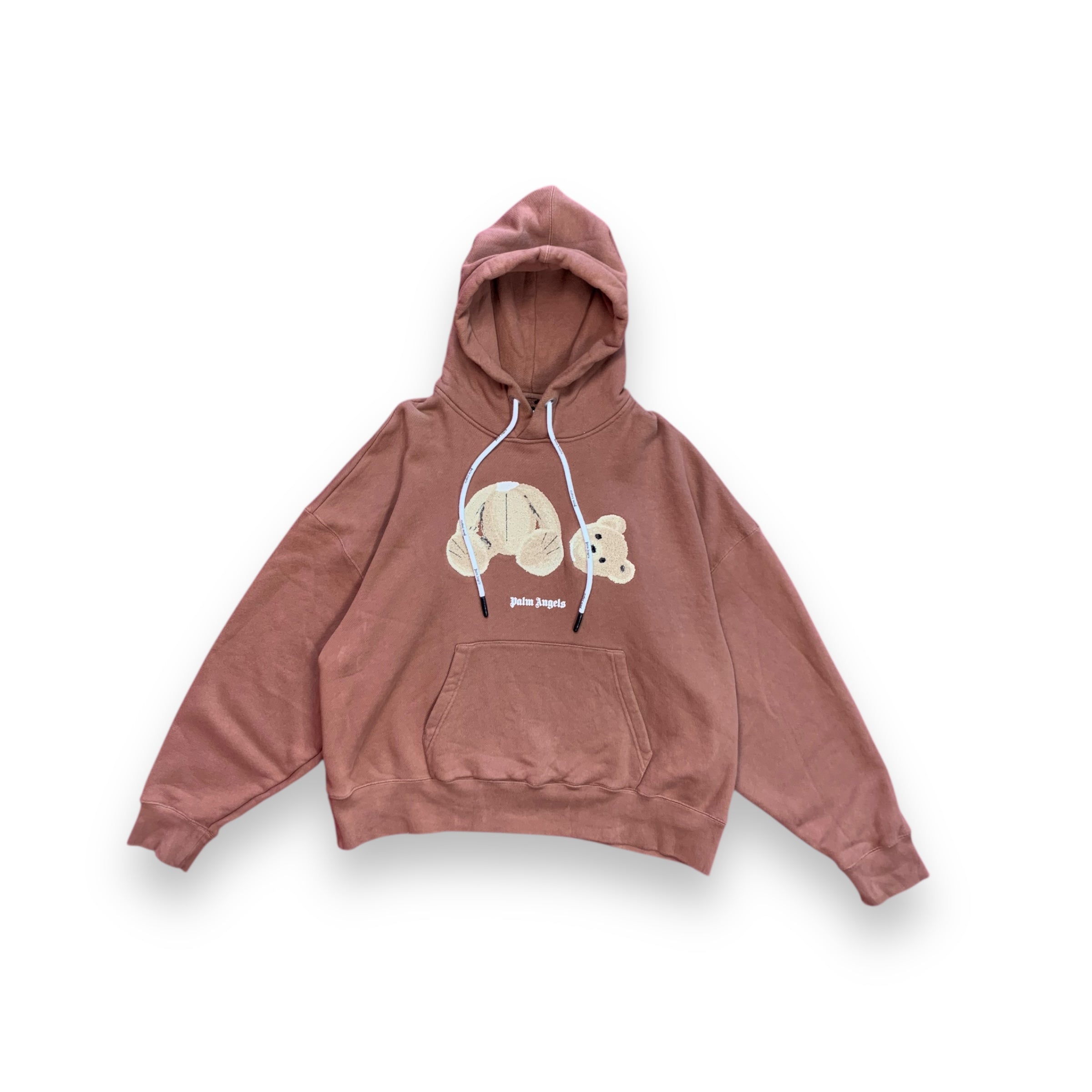 Palm Angels Bear Hoodie Tan Brown