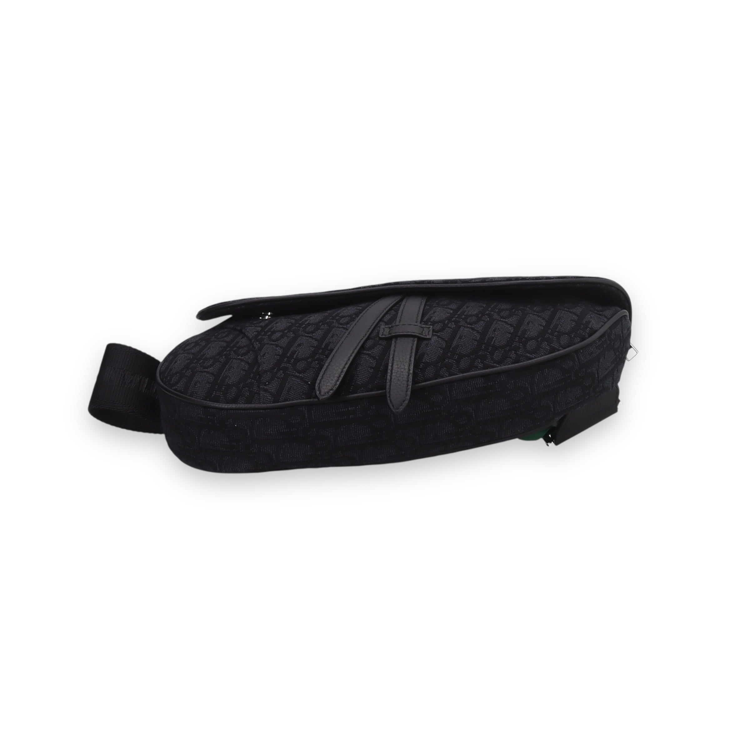 Dior Oblique Saddle Crossbody Bag Black