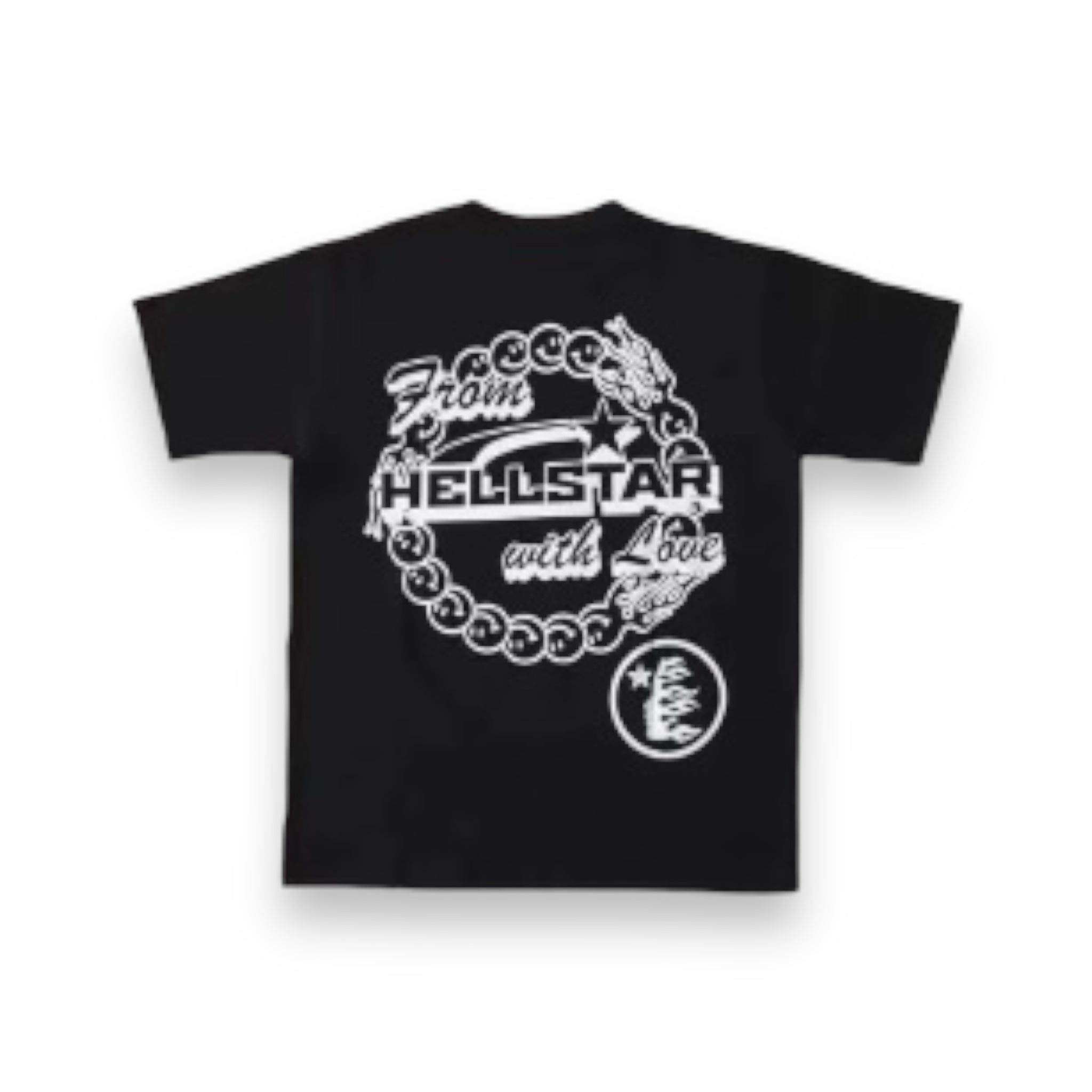 Hellstar Smile The World is on Fire Tee Black