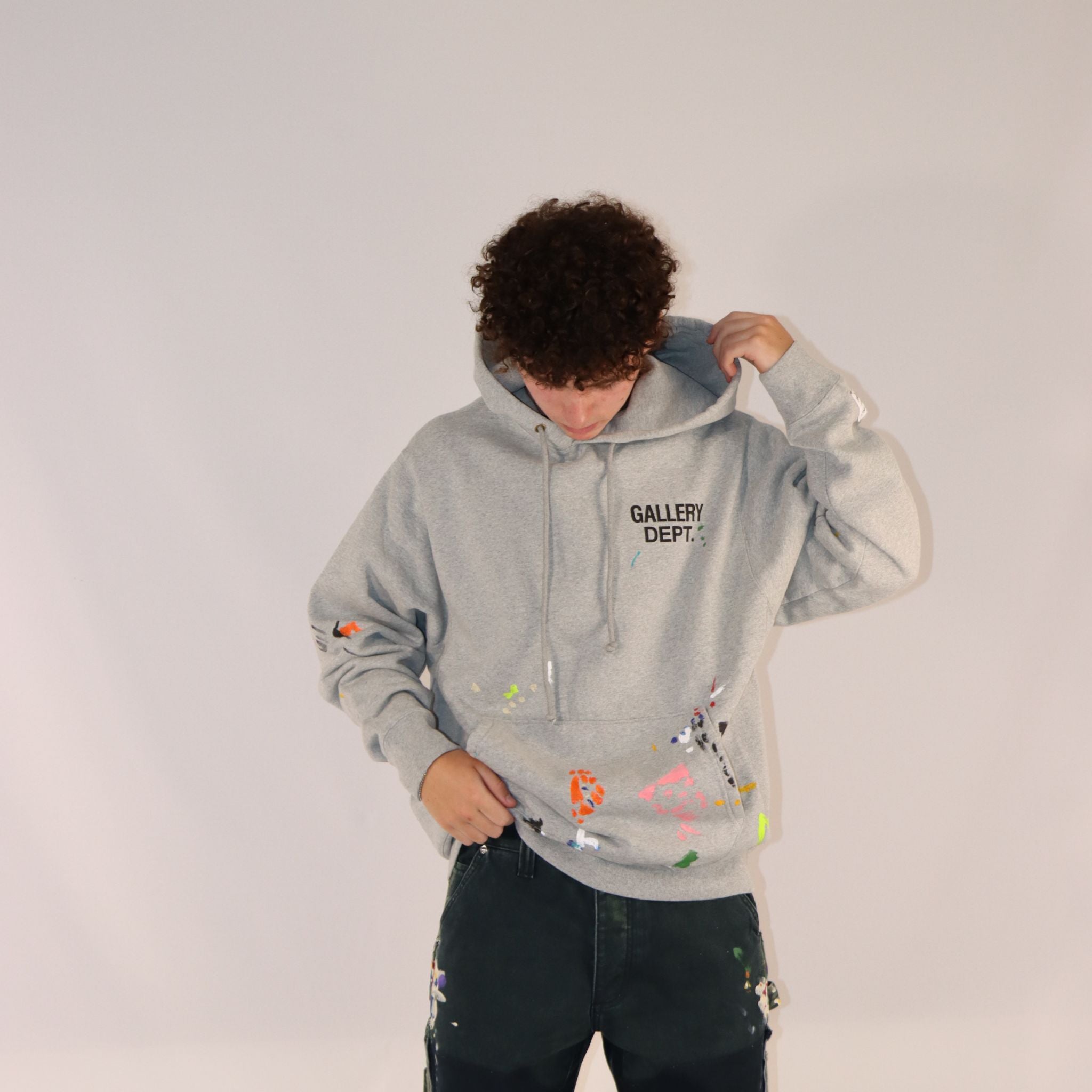 Gallery Dept. Painter Logo Hoodie Grey