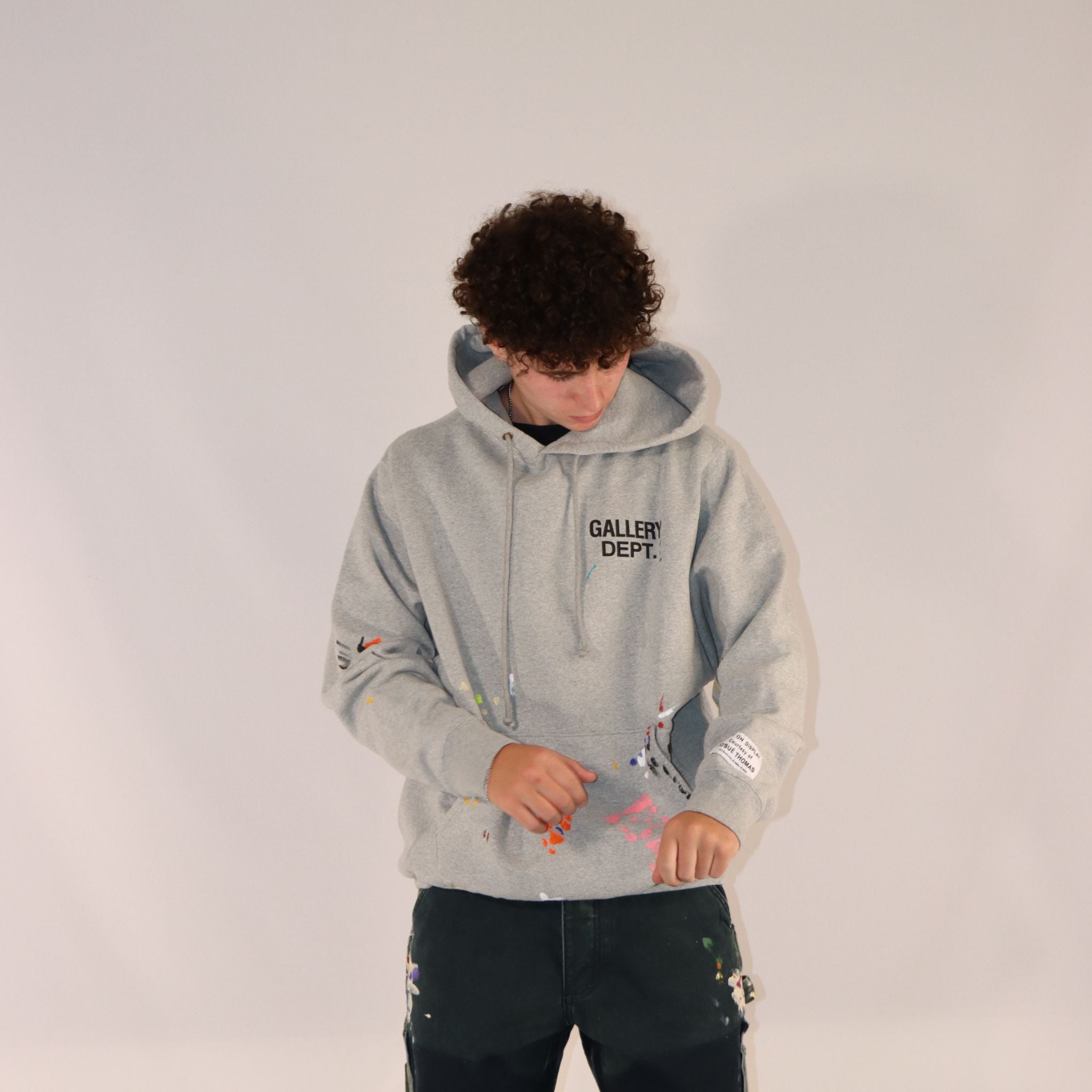 Gallery Dept. Painter Logo Hoodie Grey