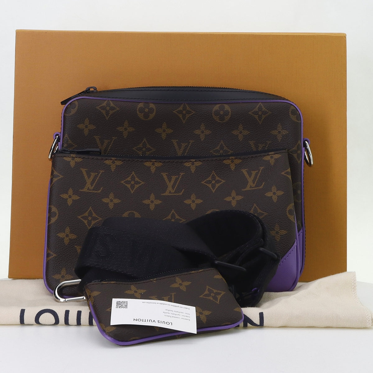 Louis Vuitton Macassar Trio Messenger Bag